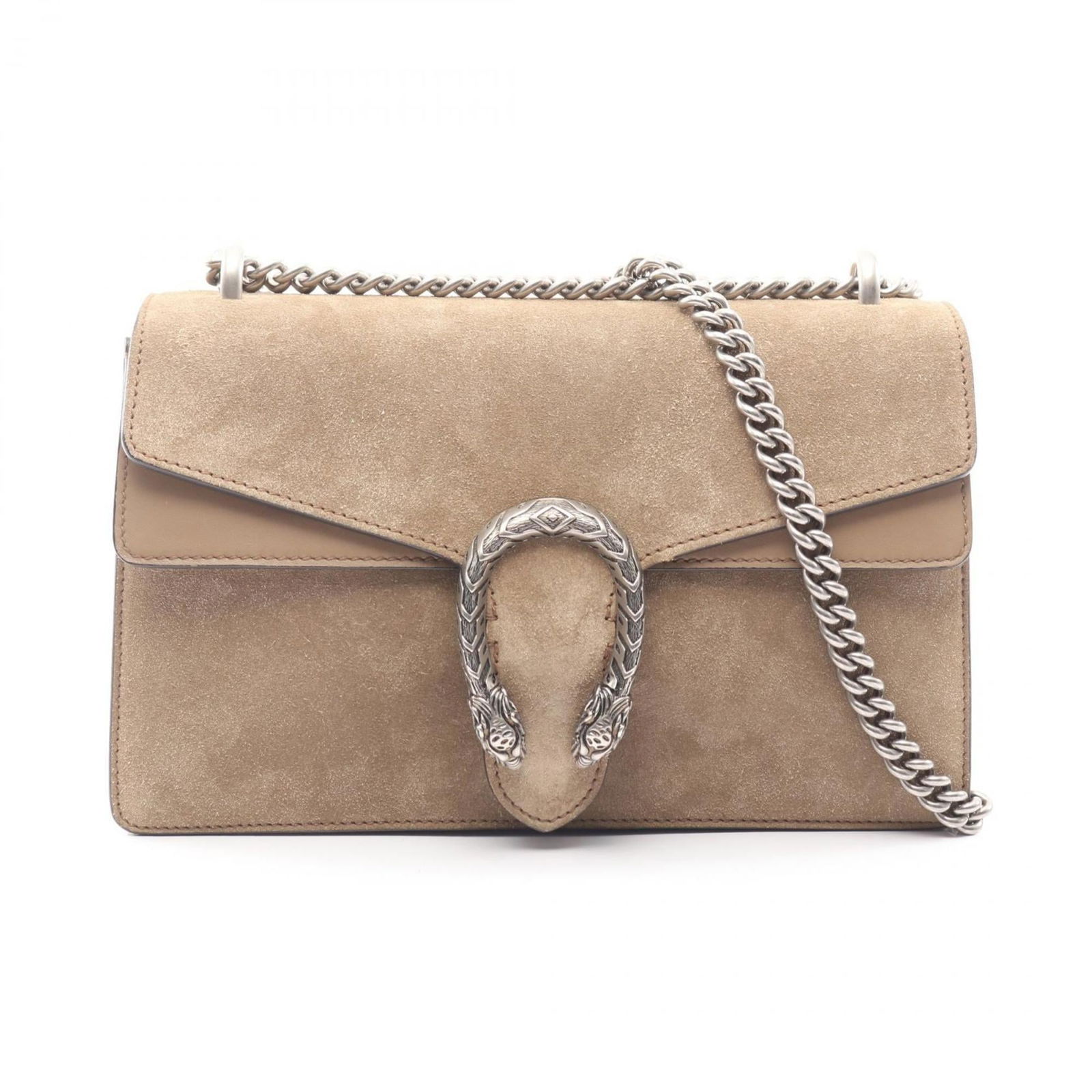 Leather - Gucci Handbag - Shoulder Bag Suede (1 of 15)