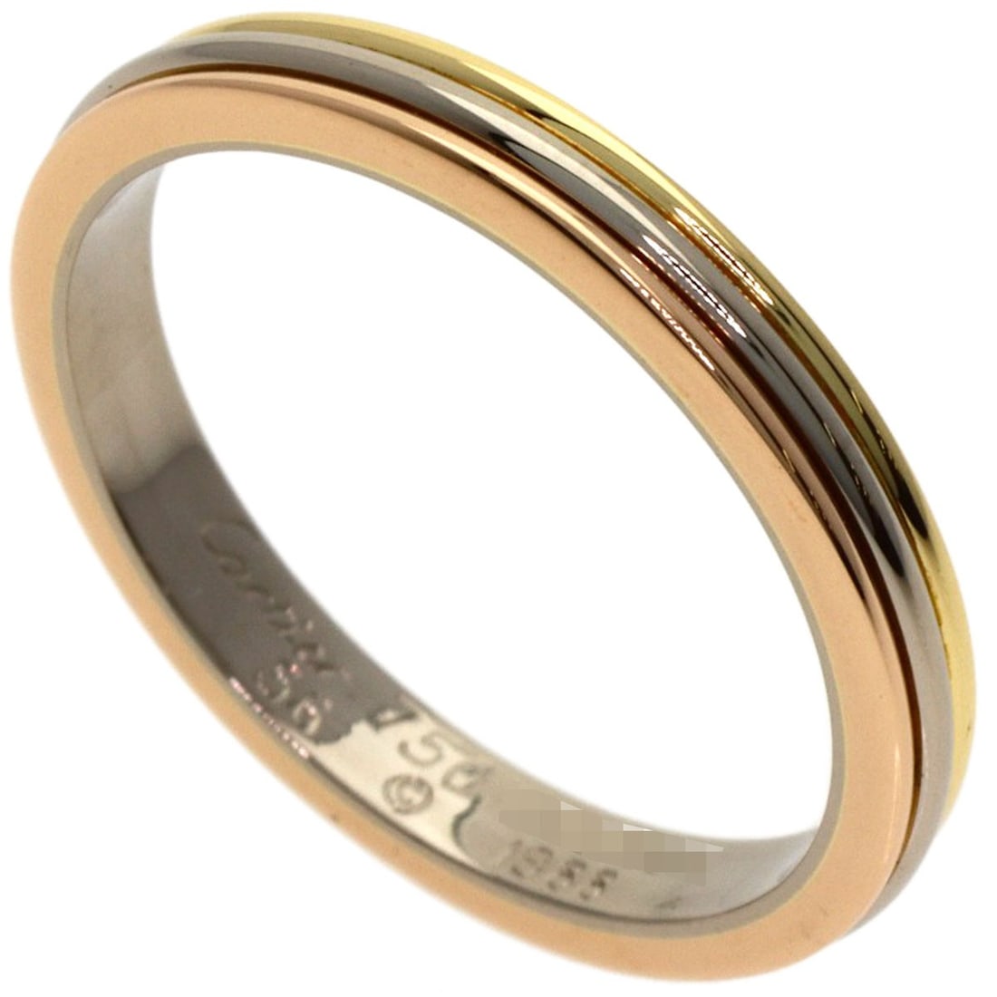 Gold CARTIER Three color # 56 Ring K18 Yellow Gold K18 White: Gold CARTIER Three color # 56 Ring K18 Yellow Gold K18 White This listing features Gold CARTIER Three color # 56 Ring K18 Yellow Gold K18 White. Item specifics are provided below. Item Specifics: Bran