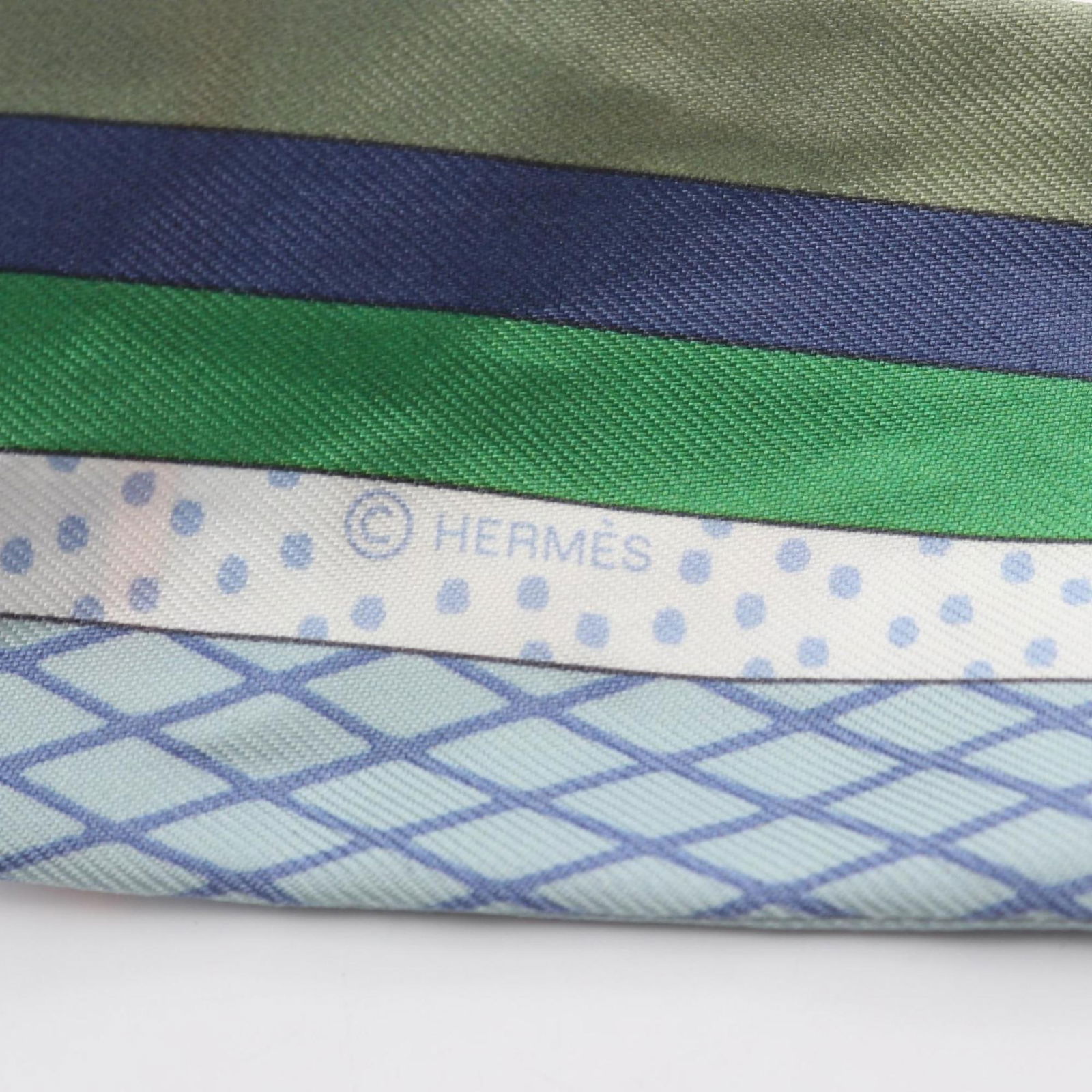 Silk Hermes Scarf - 4