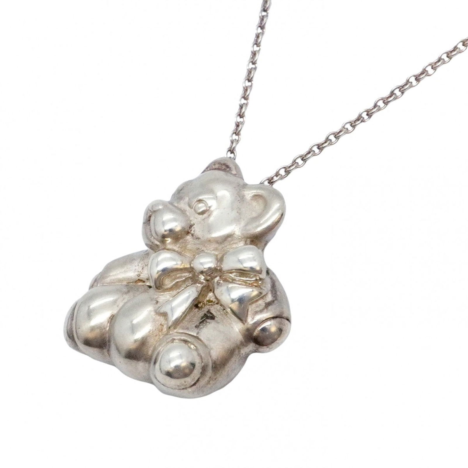 Women Tiffany Teddy Bear Necklace in Silver 925 for: Women Tiffany Teddy Bear Necklace in Silver 925 for This listing features Women Tiffany Teddy Bear Necklace in Silver 925 for. Item specifics are provided below. Item Specifics: Brand: Tiffany