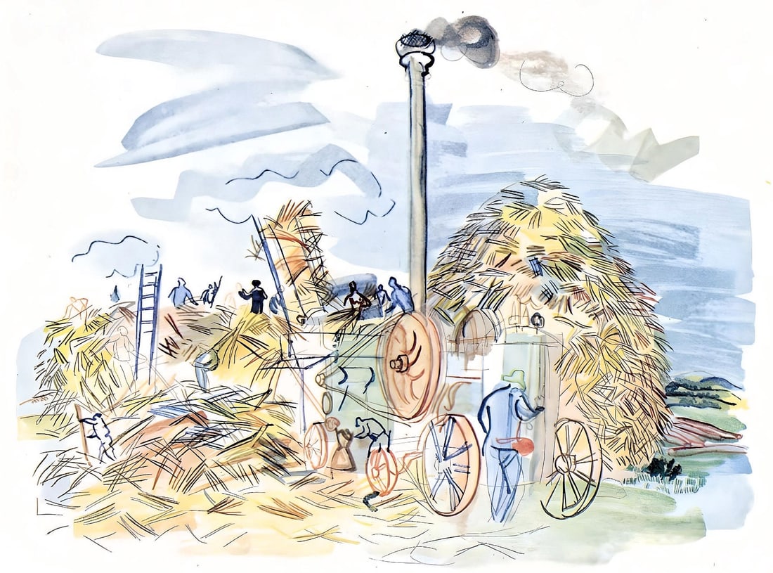 Vacances forces - Raoul Dufy - Le dpiquage Montsauns (1 of 8)