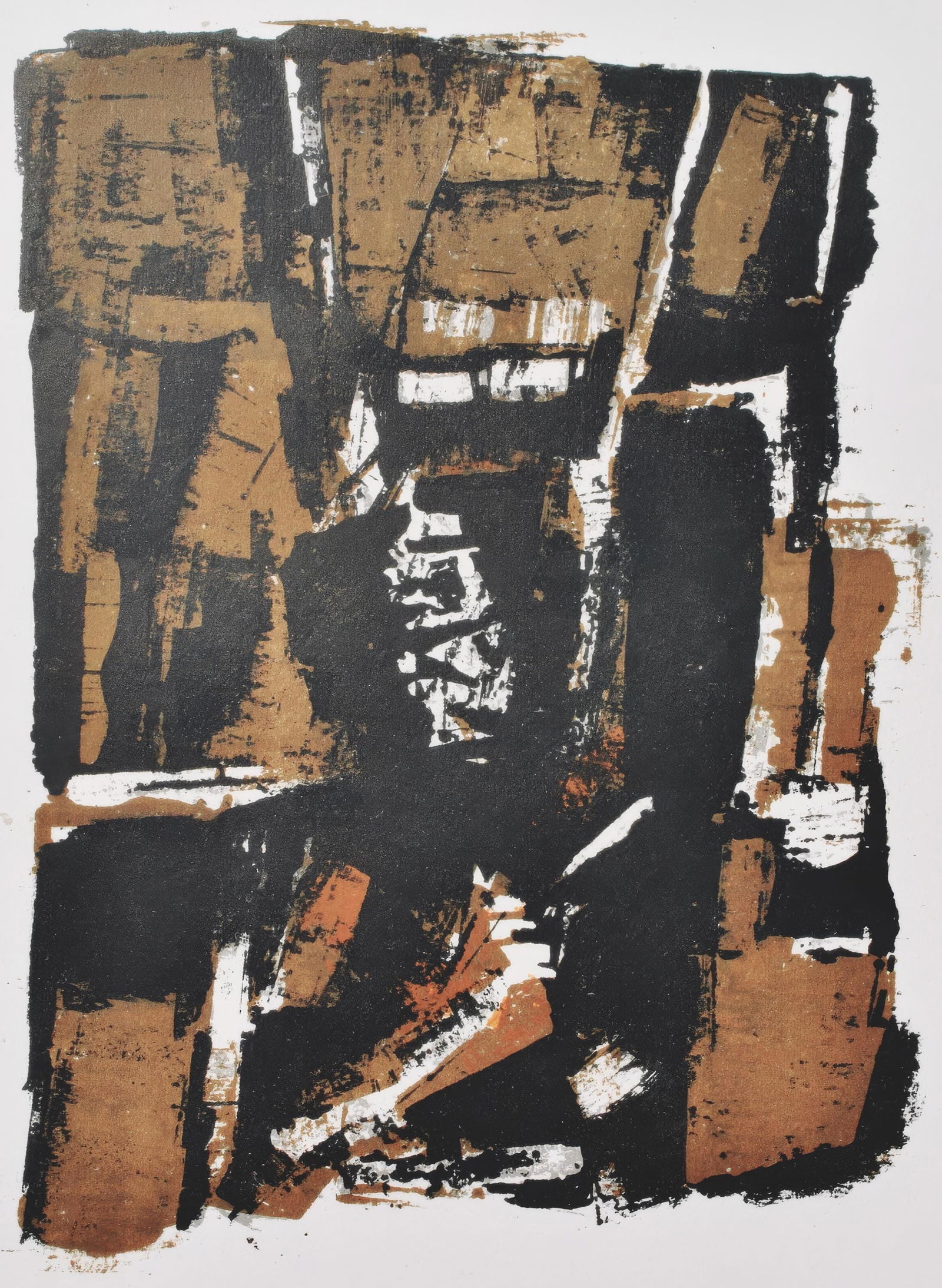 Lithograph - Orlando Pelayo - Composition - uvres compltes d'Albert Camus (1 of 8)