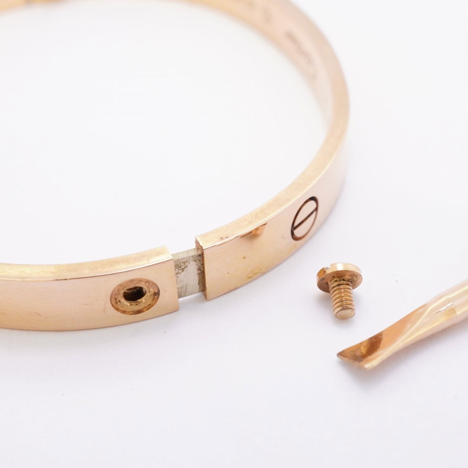 (18K) Cartier Bangle Pink Gold - 4