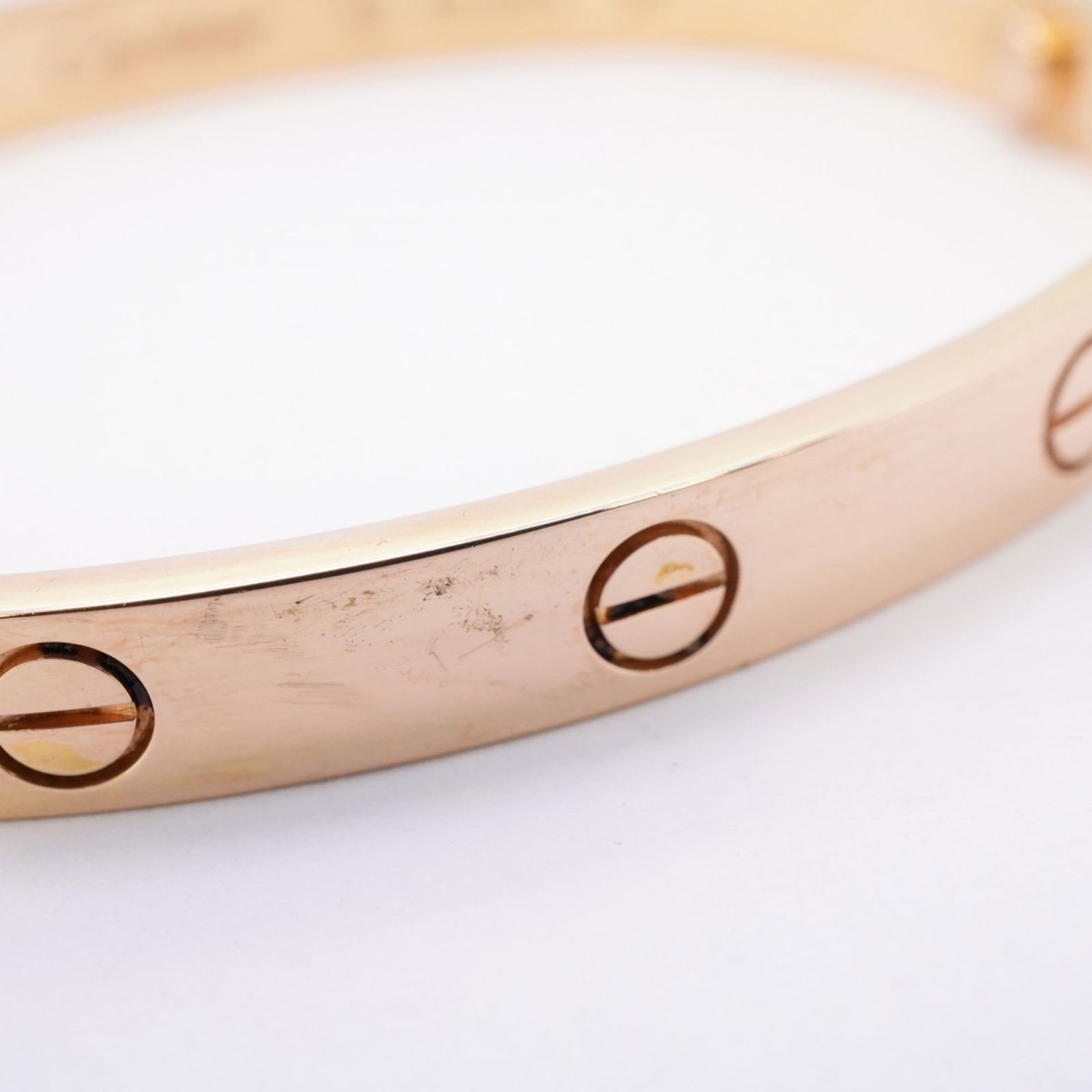 (18K) Cartier Bangle Pink Gold - 8