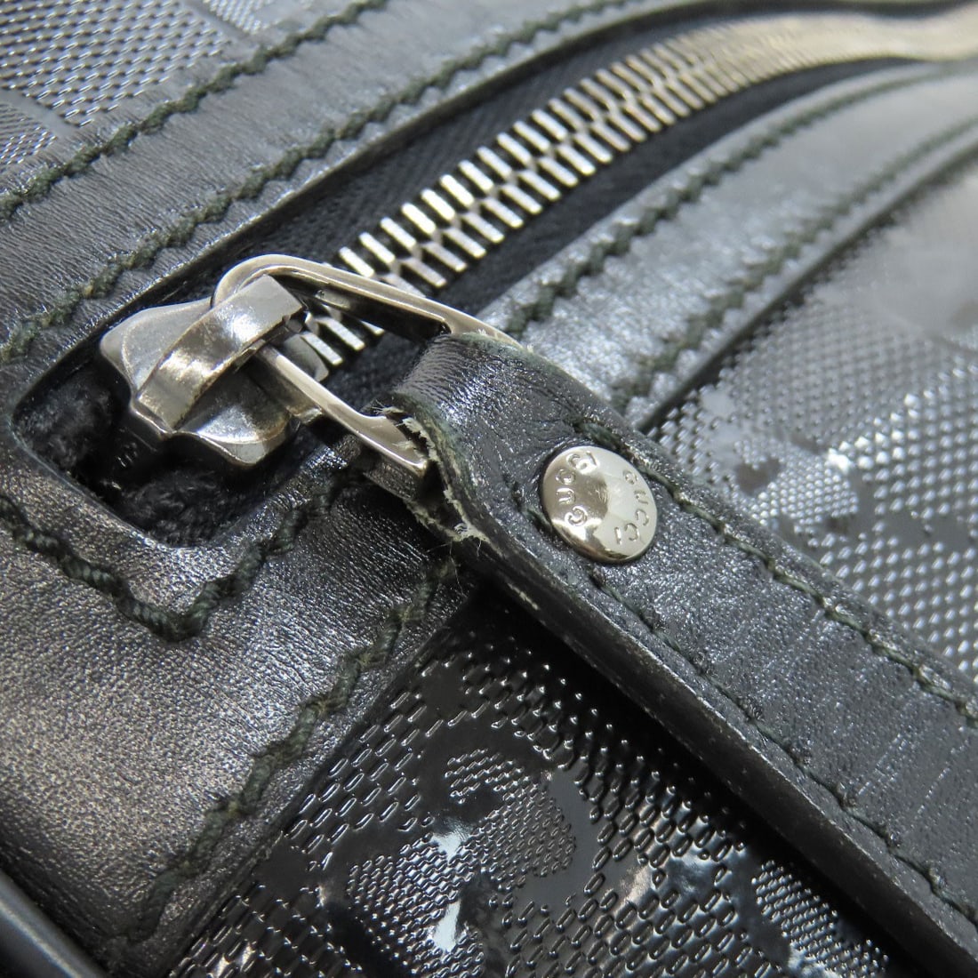 PVC GUCCI 211107 GG implementation Shoulder Bag - 10