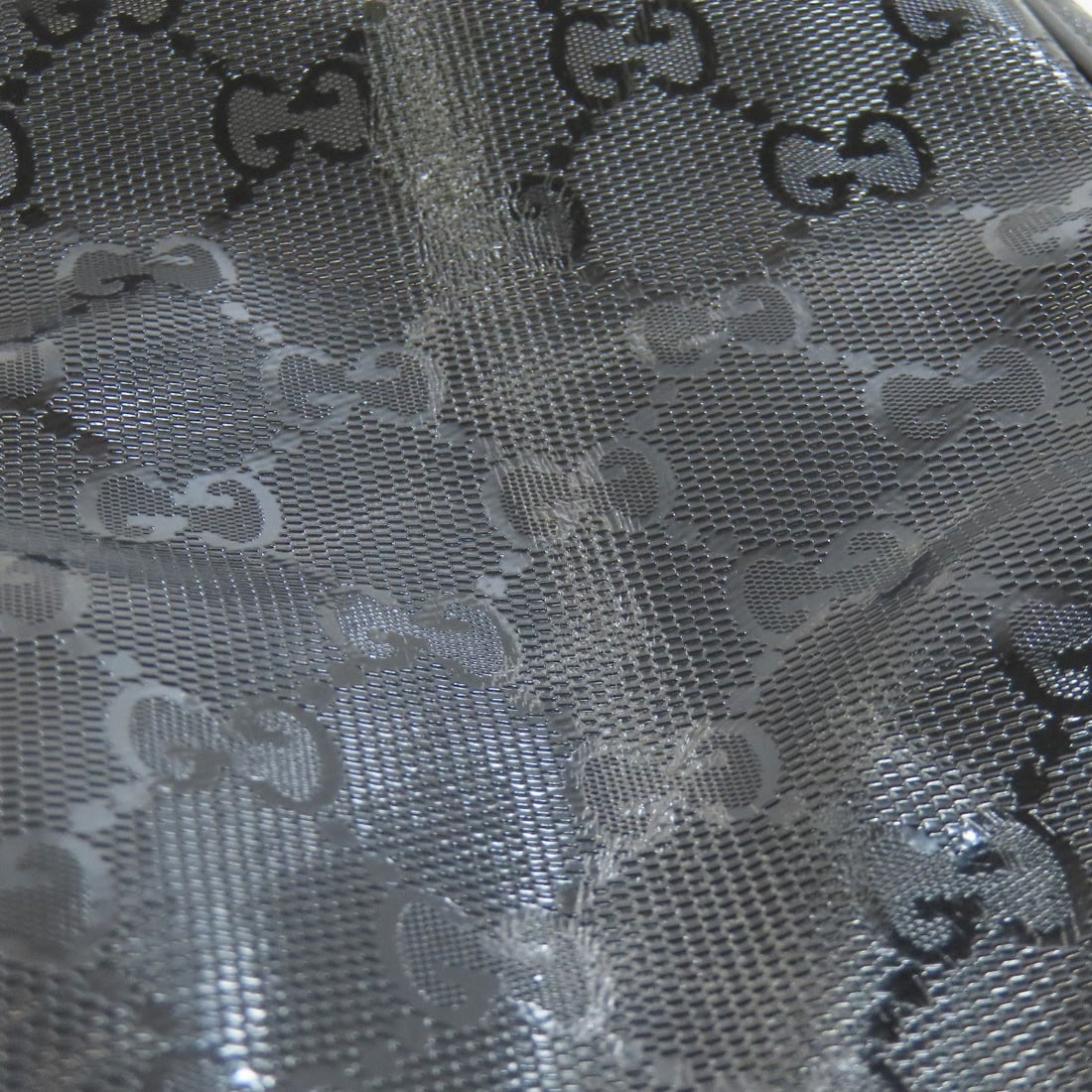 PVC GUCCI 211107 GG implementation Shoulder Bag - 12