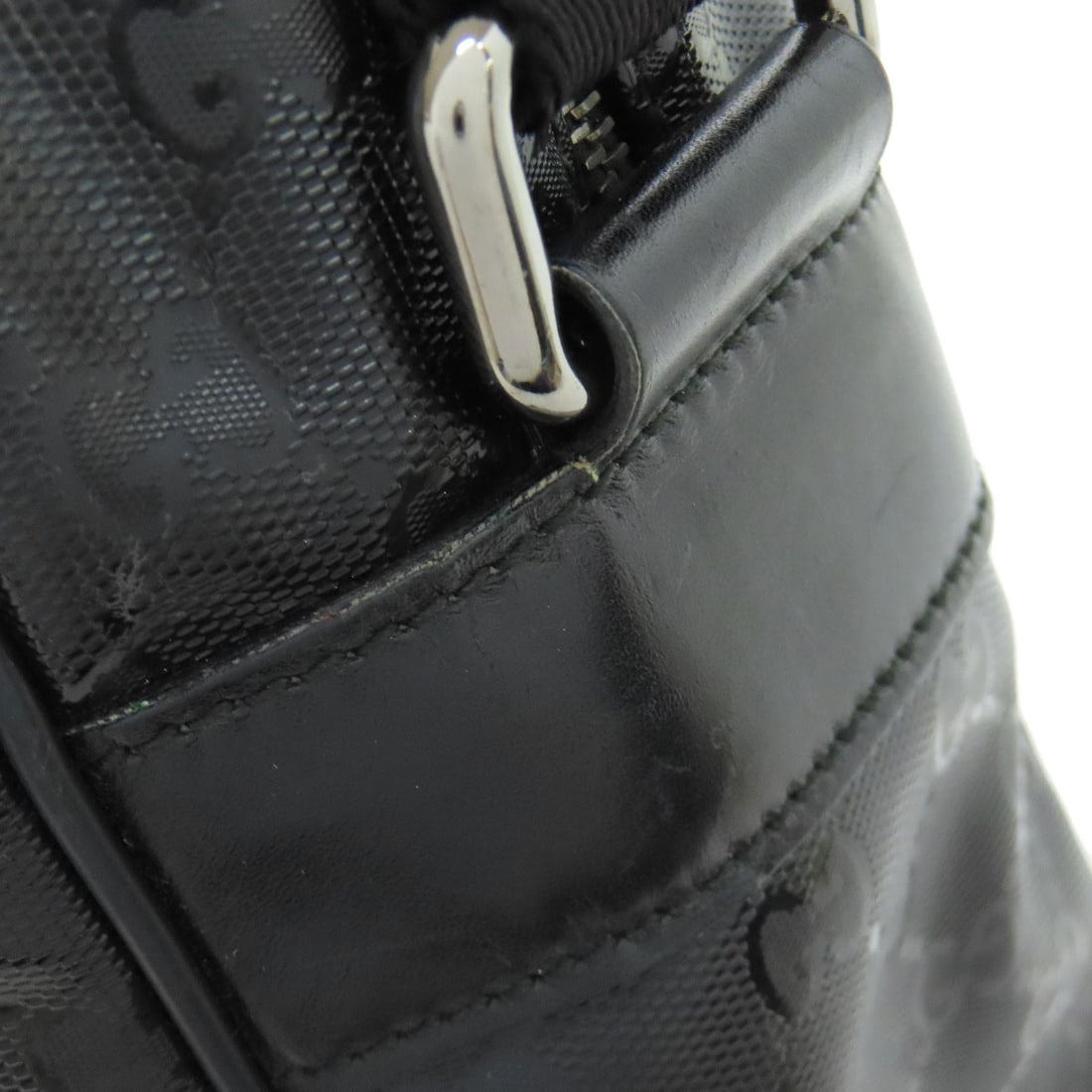 PVC GUCCI 211107 GG implementation Shoulder Bag - 17