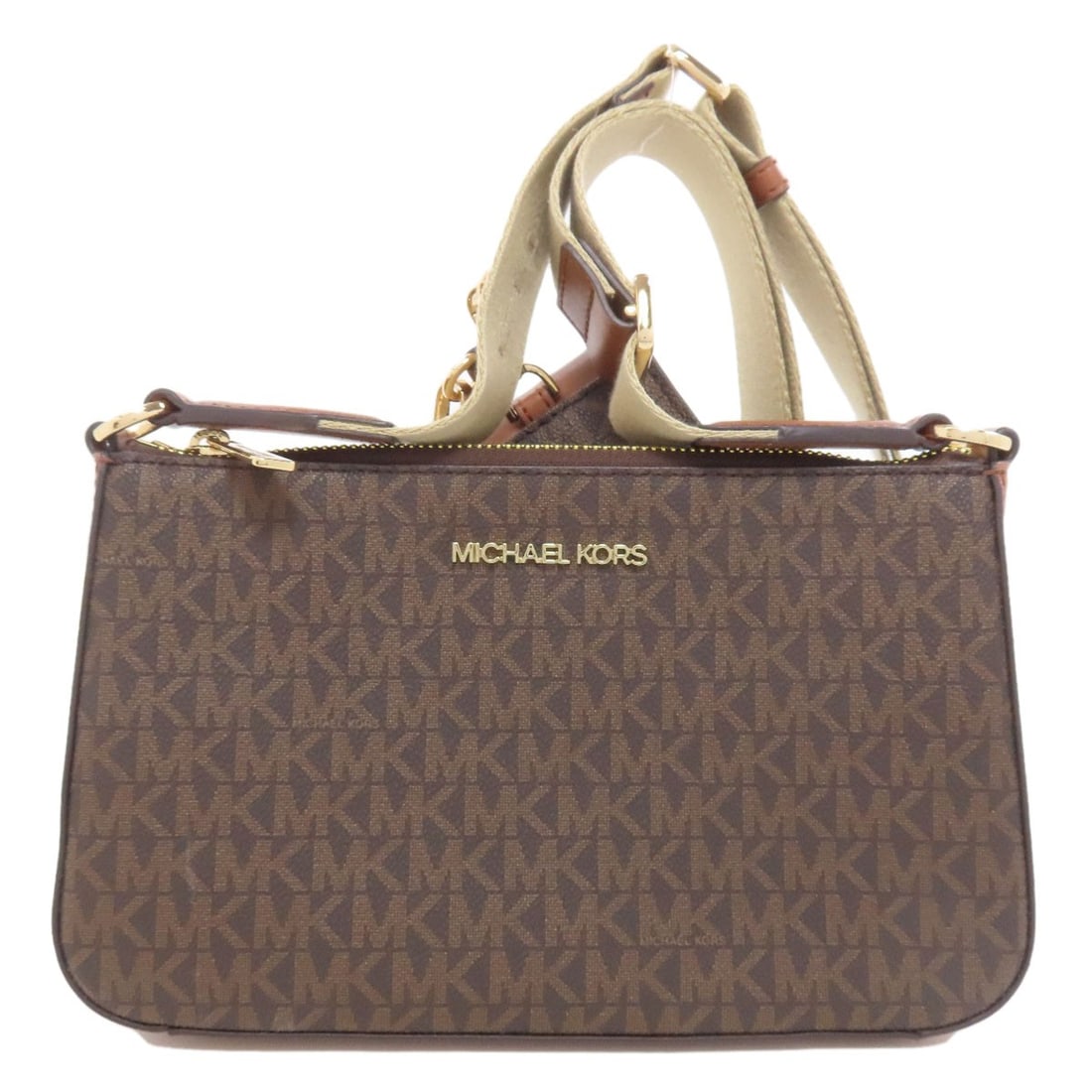 PVC Michael Kors MK signature Shoulder Bag (1 of 15)