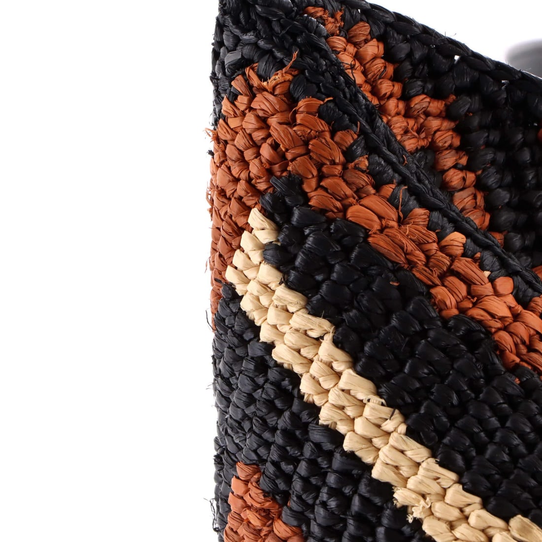 Medium Loewe Puzzle Fold Tote Raffia - 6