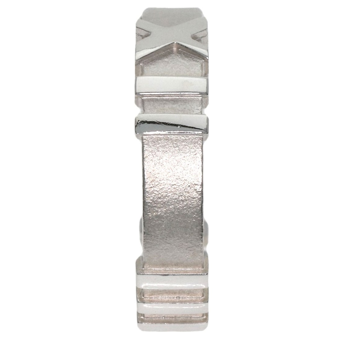 Silver TIFFANY&Co. Atlas Ring - 3