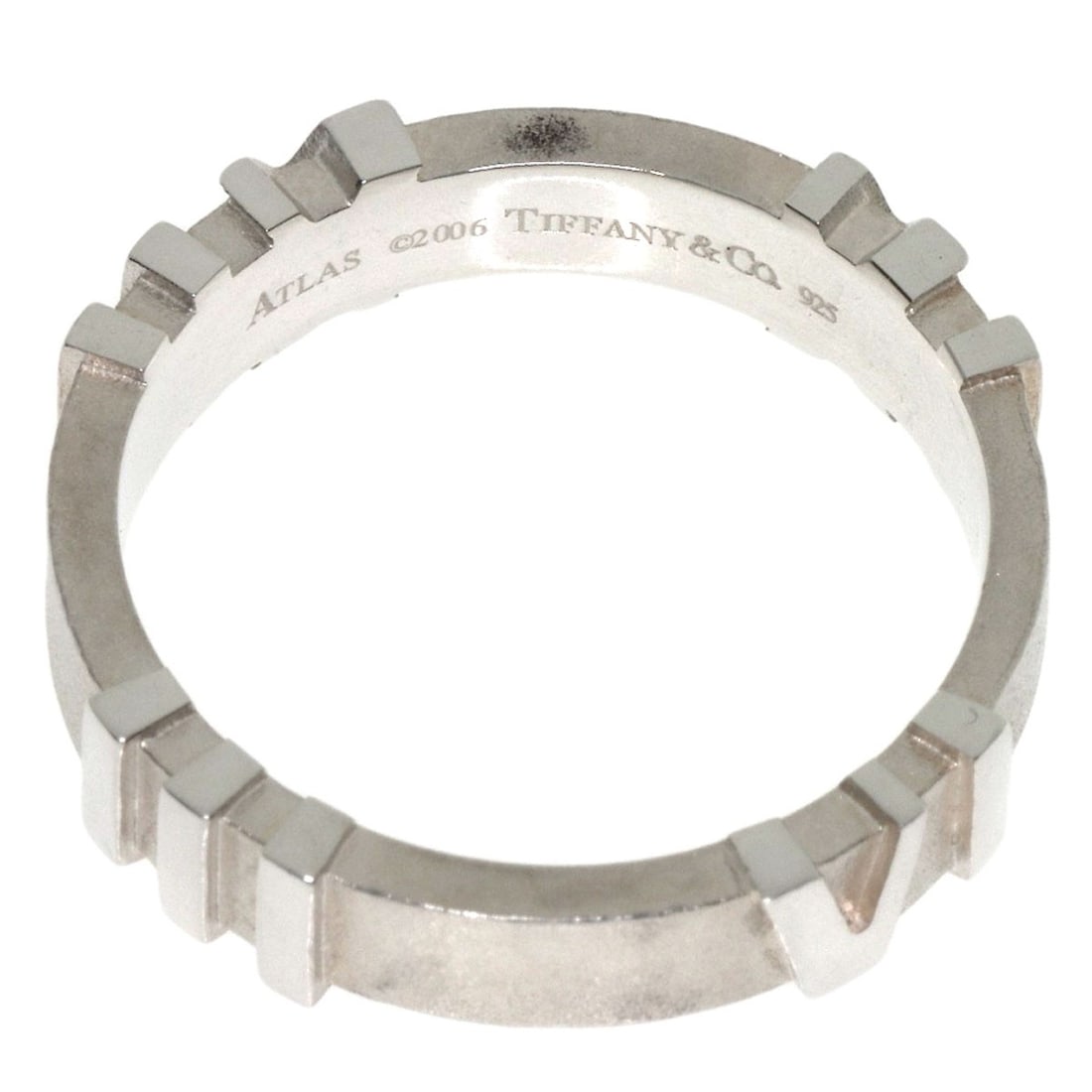 Silver TIFFANY&Co. Atlas Ring - 4