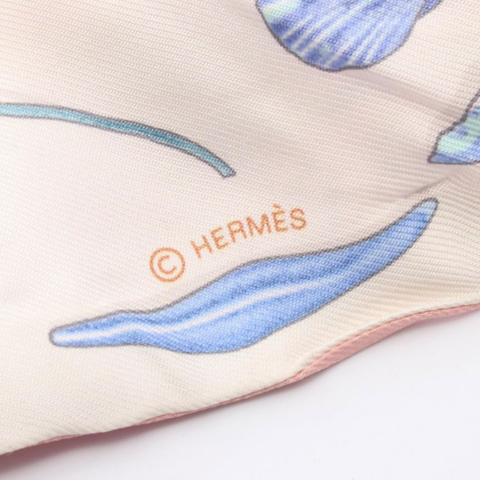 Silk Hermes Scarf - 4