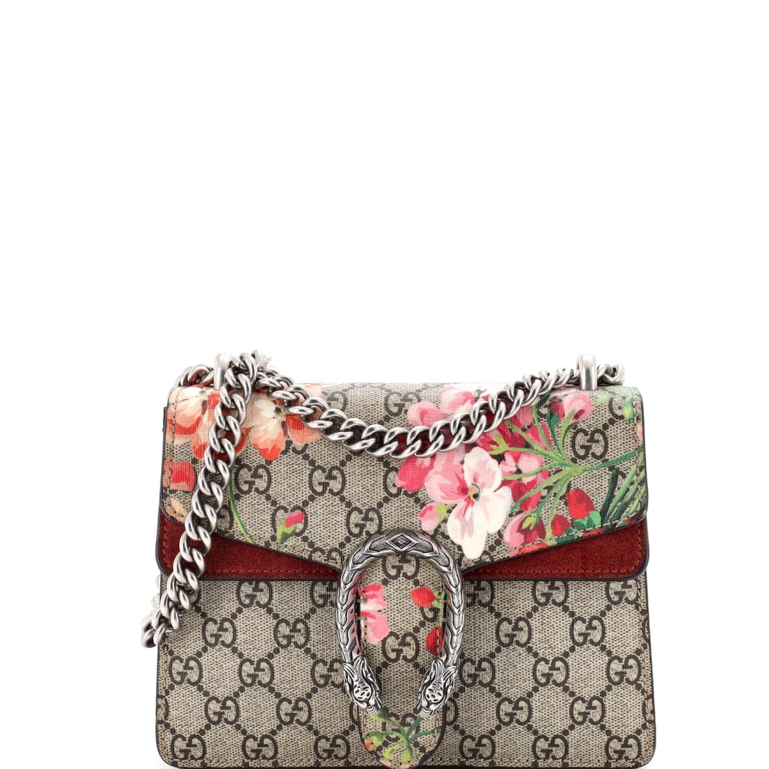 Mini Gucci Dionysus Bag Blooms Print GG Coated Canvas: Mini Gucci Dionysus Bag Blooms Print GG Coated Canvas This listing features Mini Gucci Dionysus Bag Blooms Print GG Coated Canvas. Item specifics are provided below. Item Specifics: Brand: Gucci