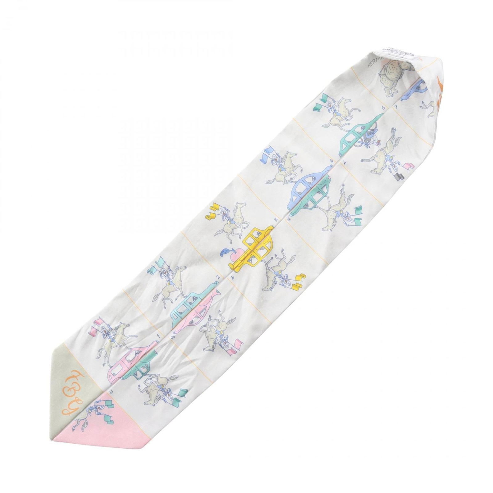 Silk Hermes Scarf - 3