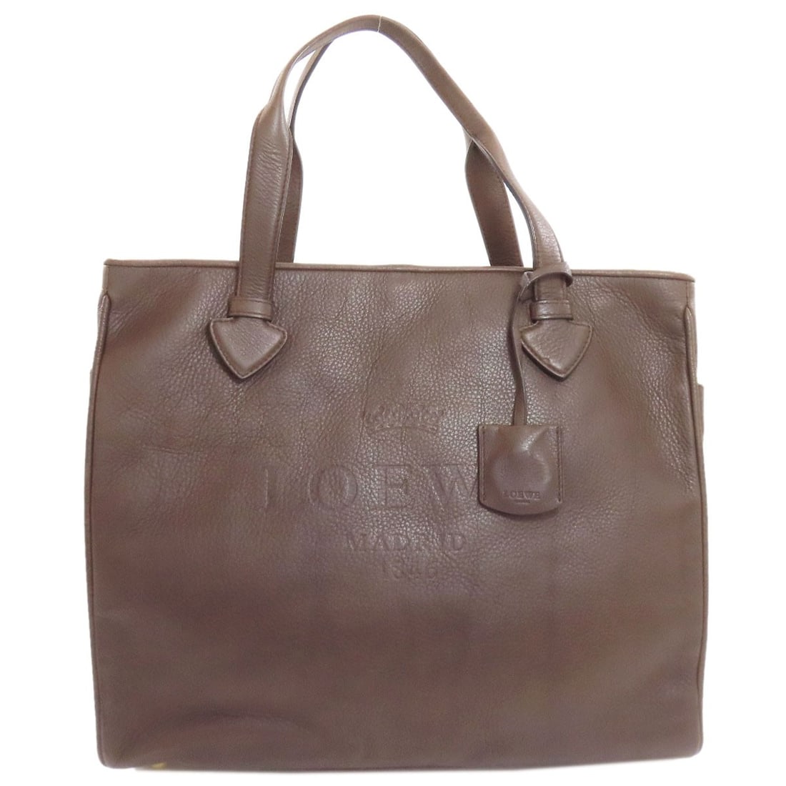 Leather LOEWE logo Tote Bag: Leather LOEWE logo Tote Bag This listing features Leather LOEWE logo Tote Bag. Item specifics are provided below. Item Specifics: Brand: LOEWE Style: Tote Bag Exterior Material: Leather Exterior
