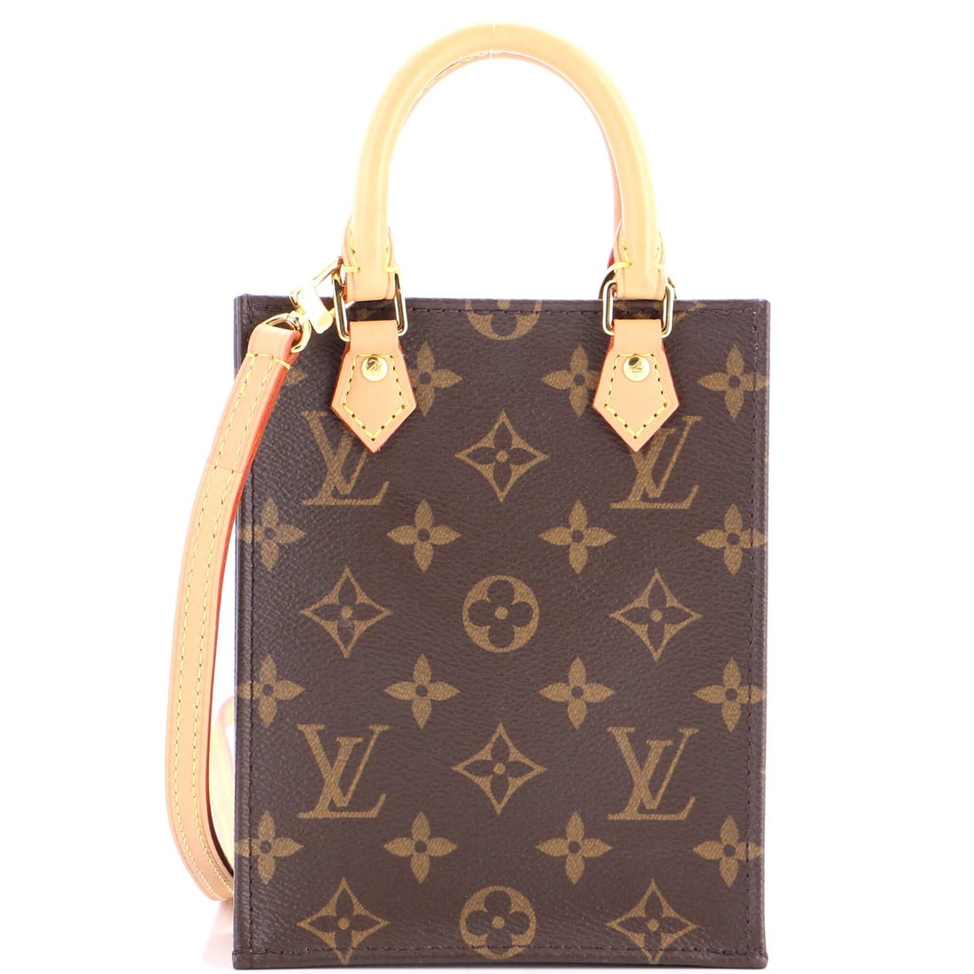 Canvas Louis Vuitton Petit Sac Plat Bag Monogram (1 of 6)