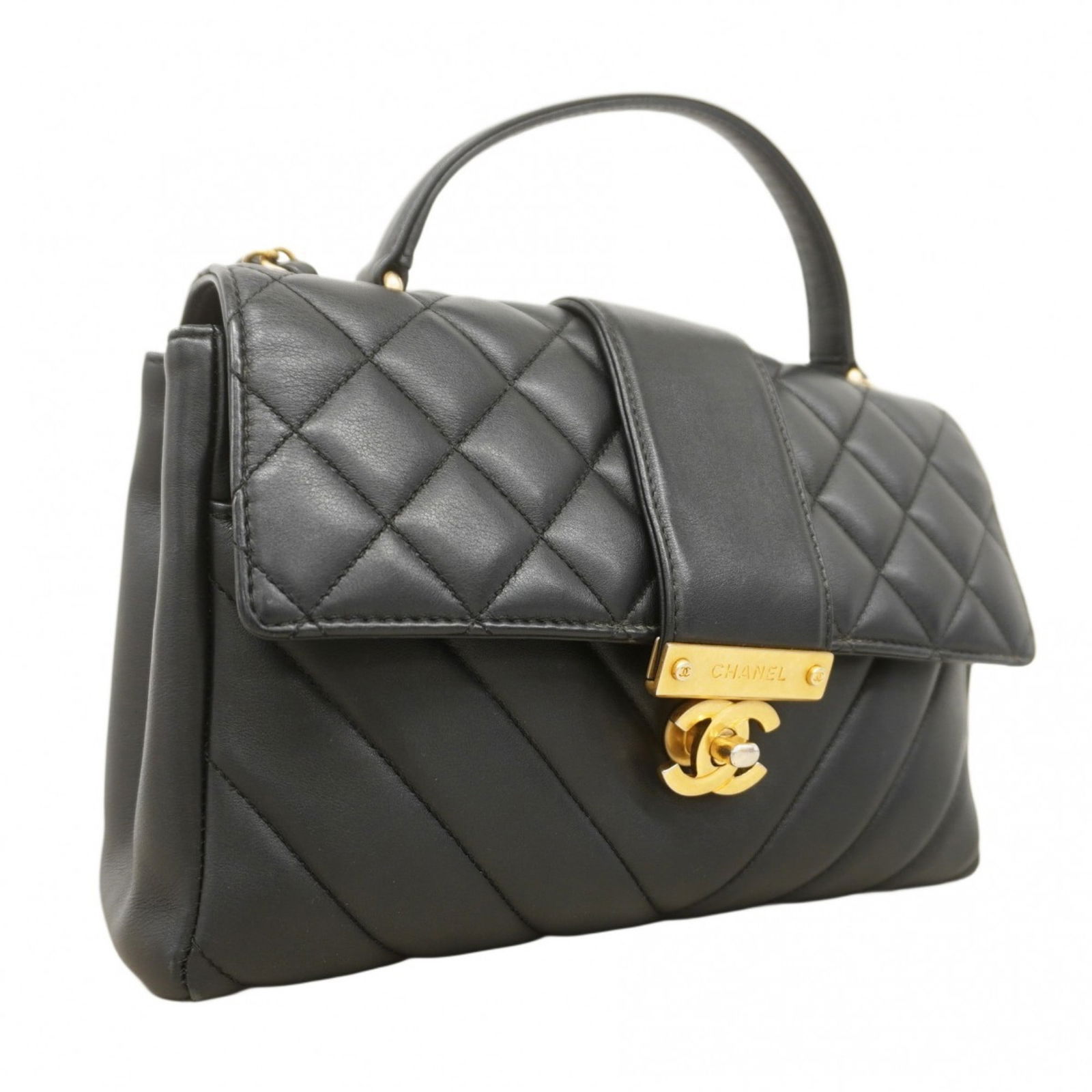 Leather Chanel Handbag - 2