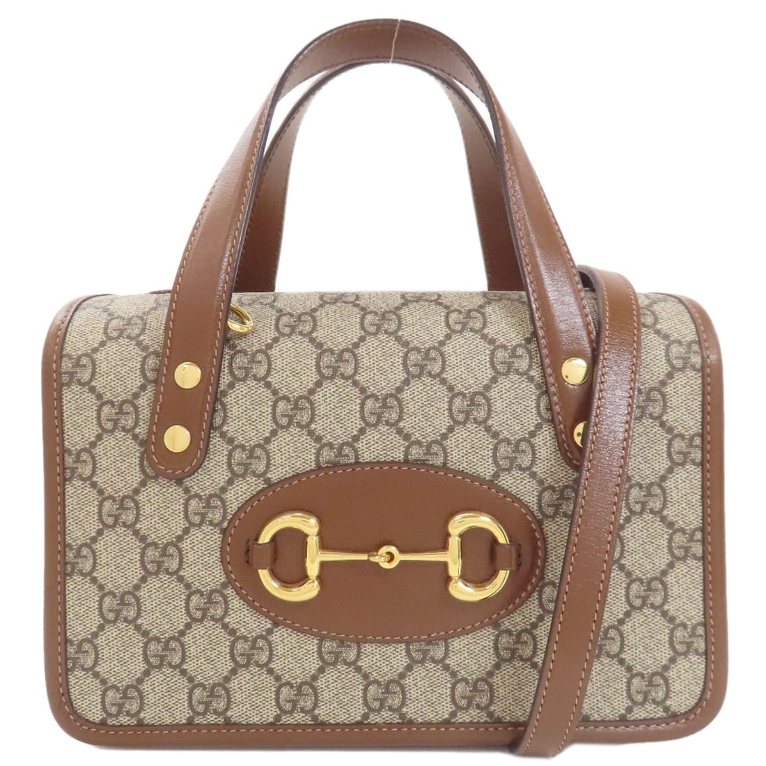 Leather GUCCI 645453 Horsebit 1955 GG Supreme 2-Way Handbag PVC: Leather GUCCI 645453 Horsebit 1955 GG Supreme 2-Way Handbag PVC This listing features Leather GUCCI 645453 Horsebit 1955 GG Supreme 2-Way Handbag PVC. Item specifics are provided below. Item