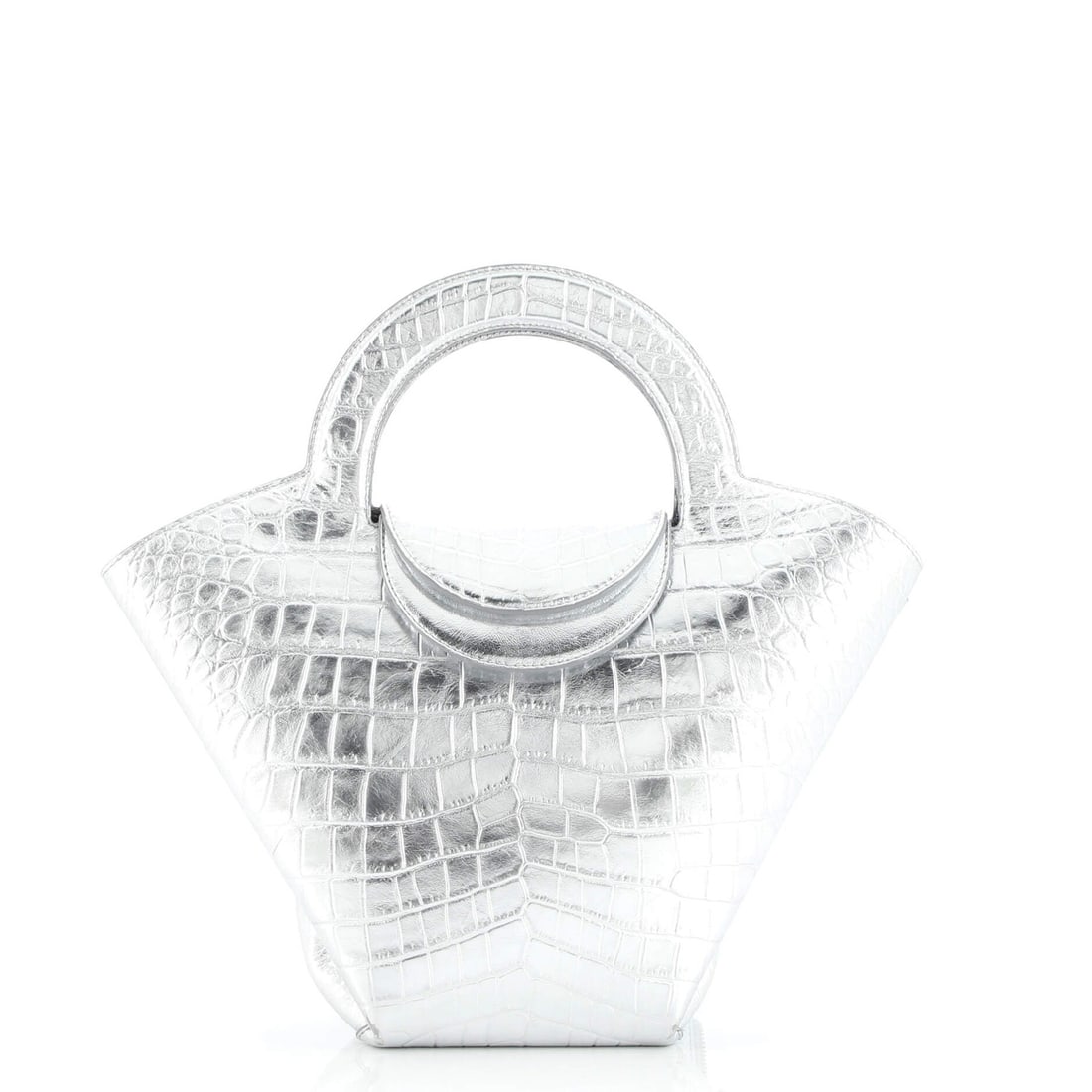 Small Bottega Veneta Doll Tote Crocodile Embossed Leather: Small Bottega Veneta Doll Tote Crocodile Embossed Leather This listing features Small Bottega Veneta Doll Tote Crocodile Embossed Leather. Item specifics are provided below. Item Specifics: Brand: