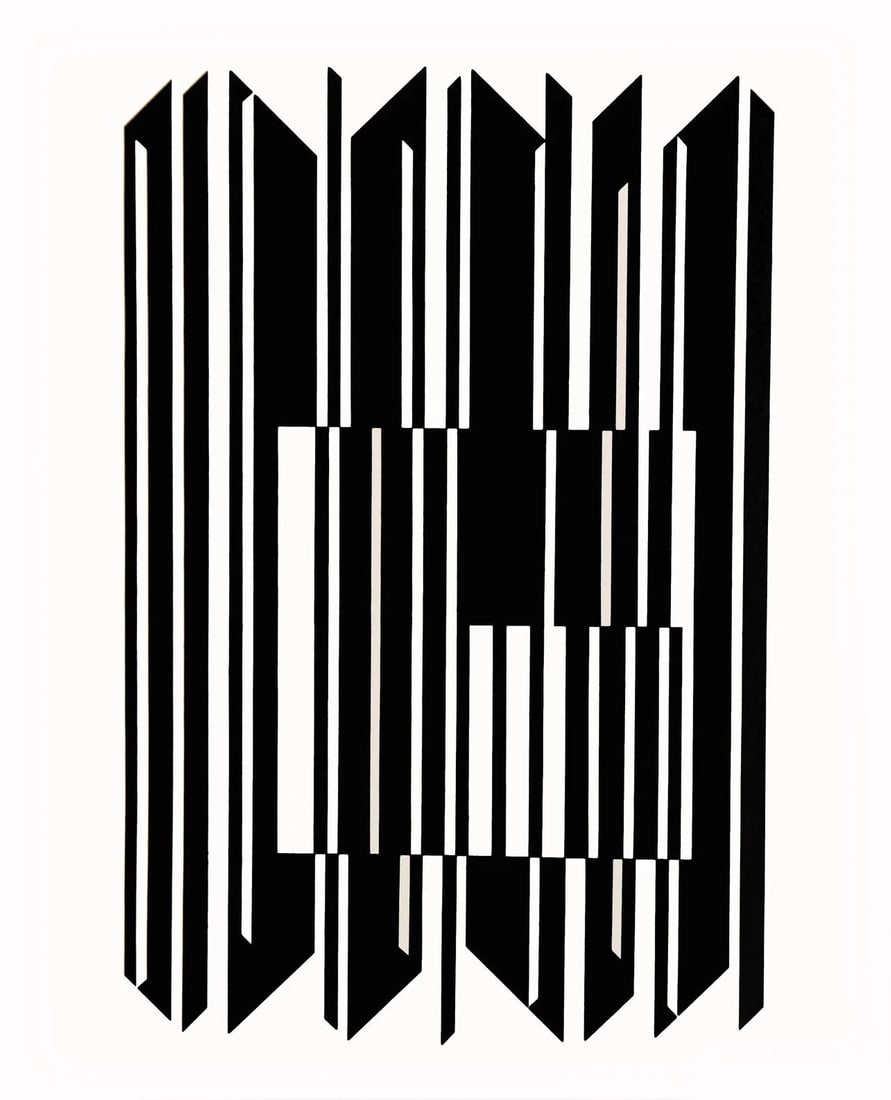 Hliogravure - Victor Vasarely - Composition - Linaires (1 of 5)