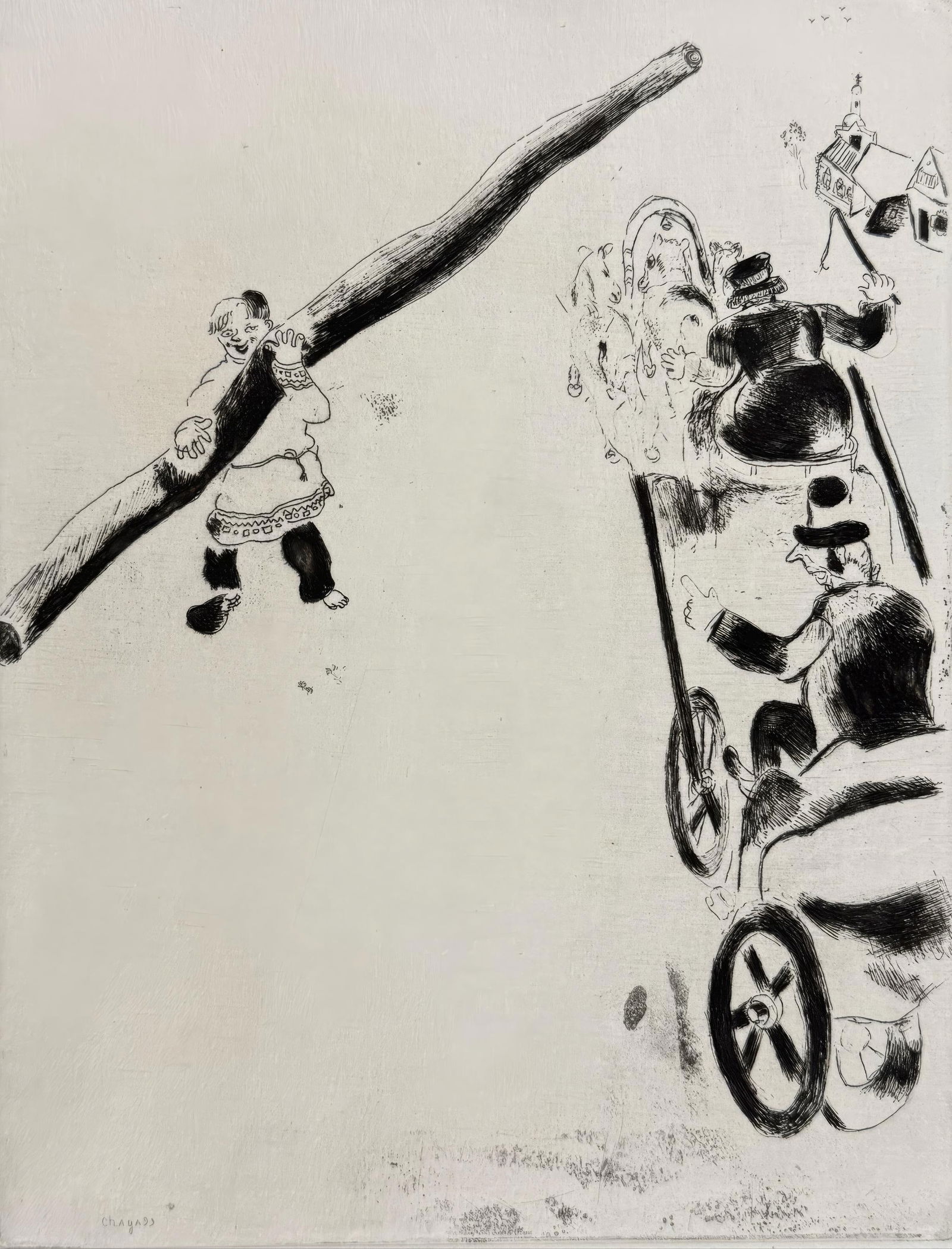 19231927 - Marc Chagall - Sobakevitch Near the Armchair - from Dead Souls - Etching: 19231927 - Marc Chagall - Sobakevitch Near the Armchair - from Dead Souls - Etching This listing features 19231927 - Marc Chagall - Sobakevitch Near the Armchair - from Dead Souls - Etching. Item