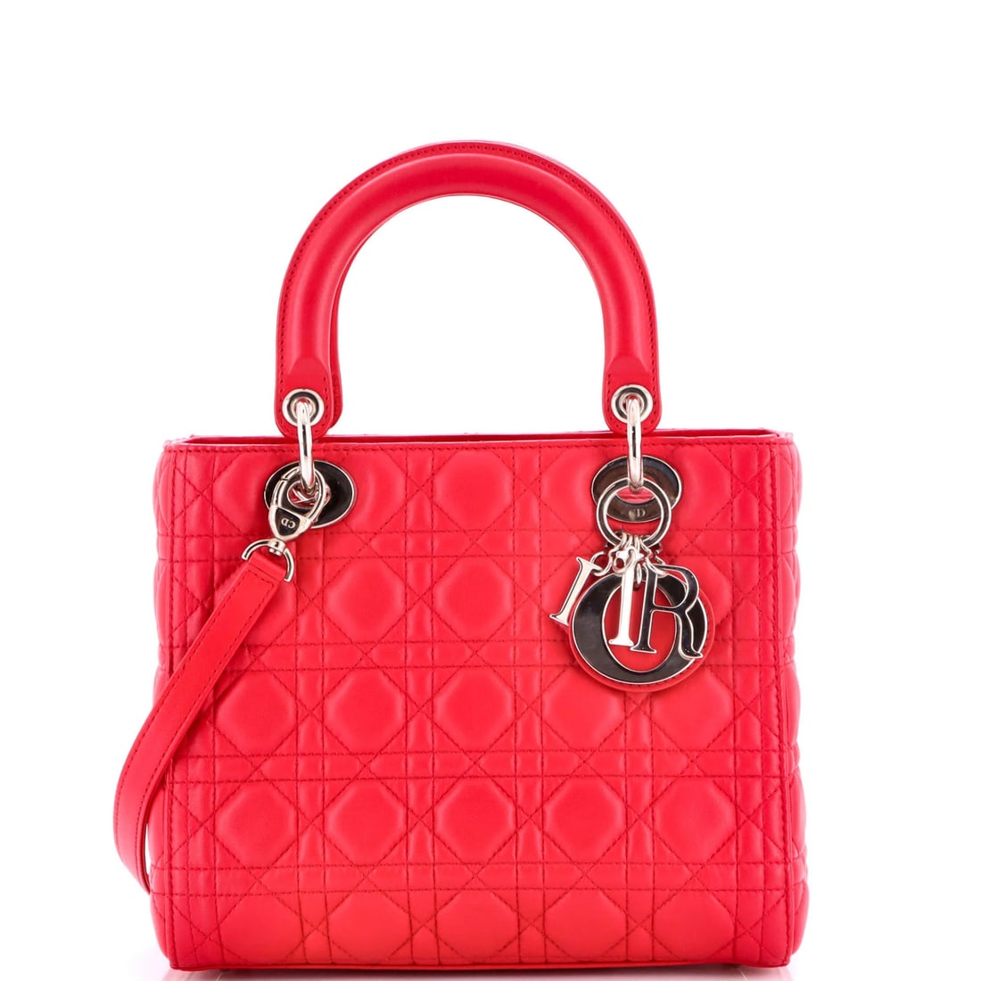 Medium Christian Dior Lady Dior Bag Cannage Quilt Lambskin: Medium Christian Dior Lady Dior Bag Cannage Quilt Lambskin This listing features Medium Christian Dior Lady Dior Bag Cannage Quilt Lambskin. Item specifics are provided below. Item Specifics: Brand: