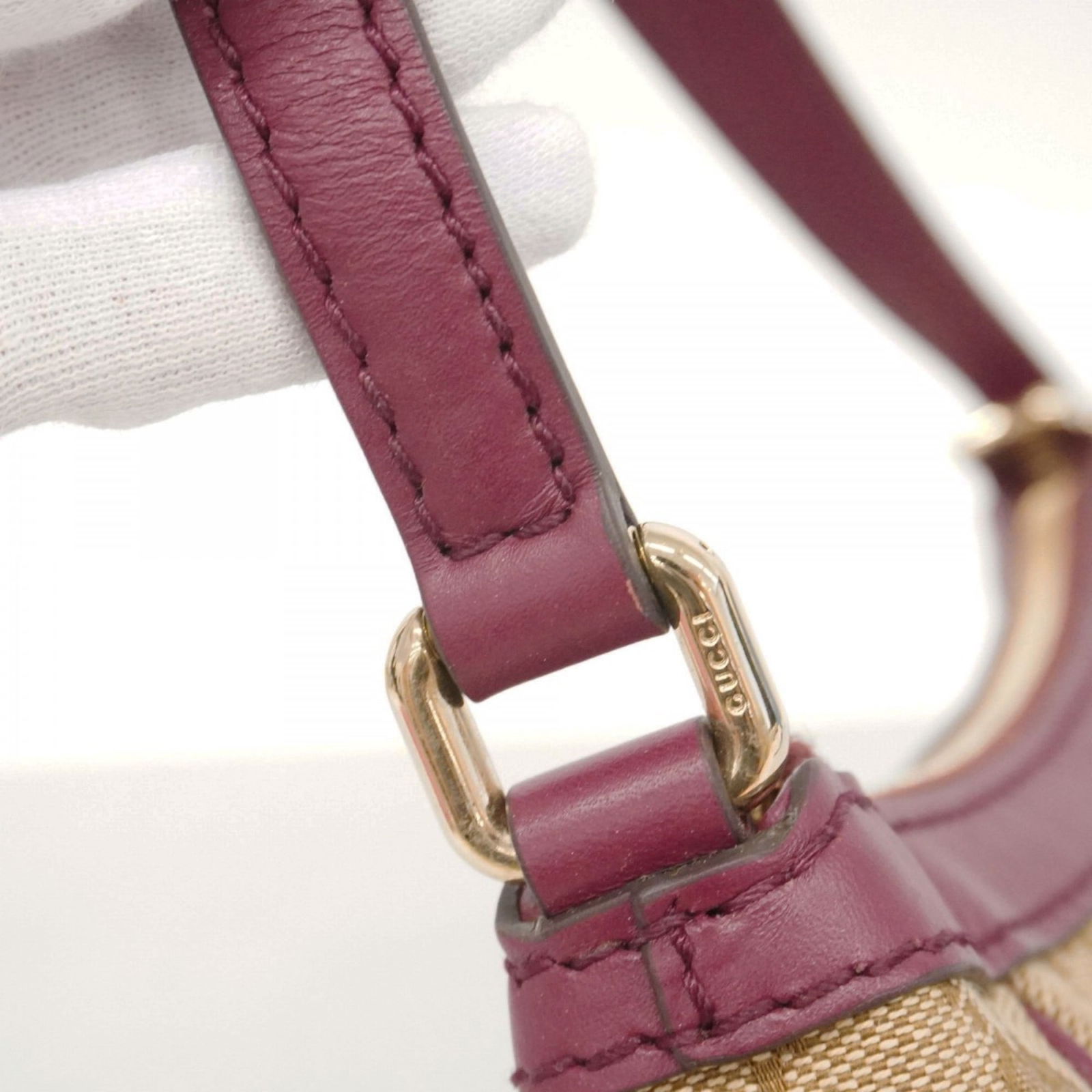 Canvas Gucci Handbag - 7