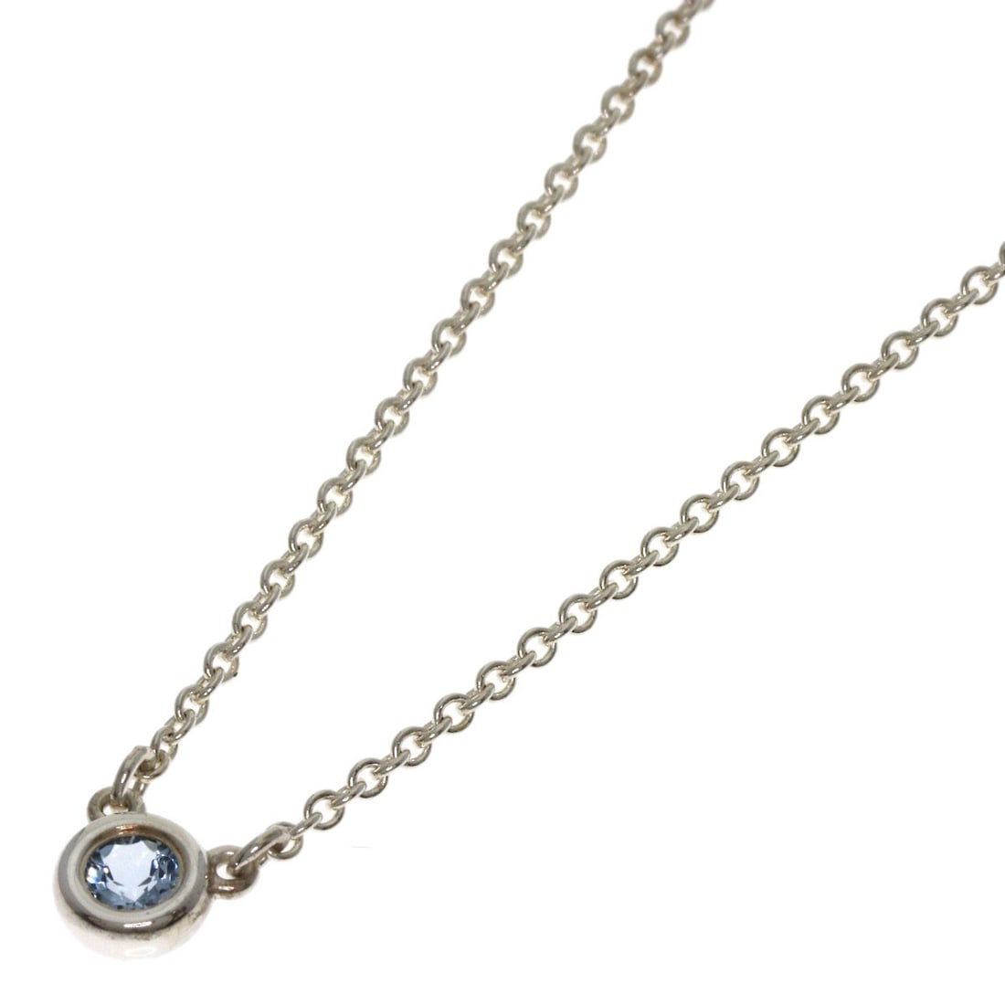 Silver TIFFANY&Co. By The Yard Aquamarine Necklace: Silver TIFFANY&Co. By The Yard Aquamarine Necklace This listing features Silver TIFFANY&Co. By The Yard Aquamarine Necklace. Item specifics are provided below. Item Specifics: Brand: TIFFANY&Co.