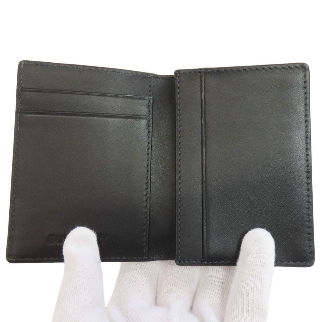 PVC BURBERRY Checkpattern Card Case - 4