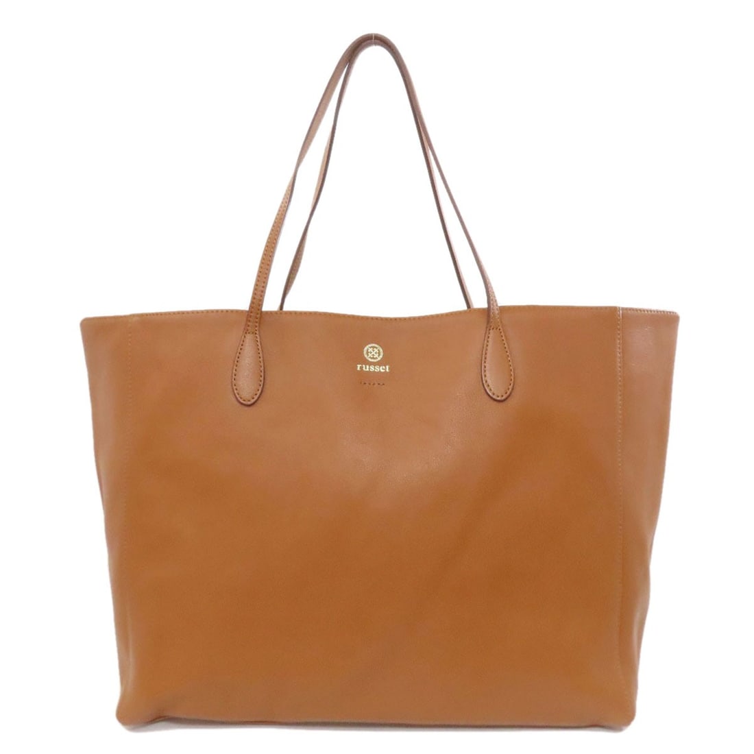 Leather russet logo Tote Bag (1 of 16)