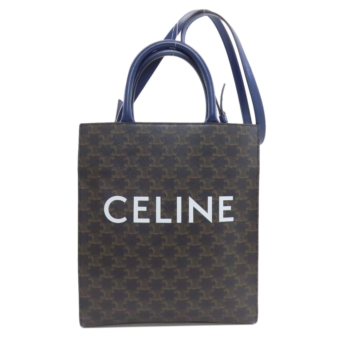 PVC CELINE Vertical Cabas Triomphe 2WAY Handbag: PVC CELINE Vertical Cabas Triomphe 2WAY Handbag This listing features PVC CELINE Vertical Cabas Triomphe 2WAY Handbag. Item specifics are provided below. Item Specifics: Brand: CELINE Style: Handbag