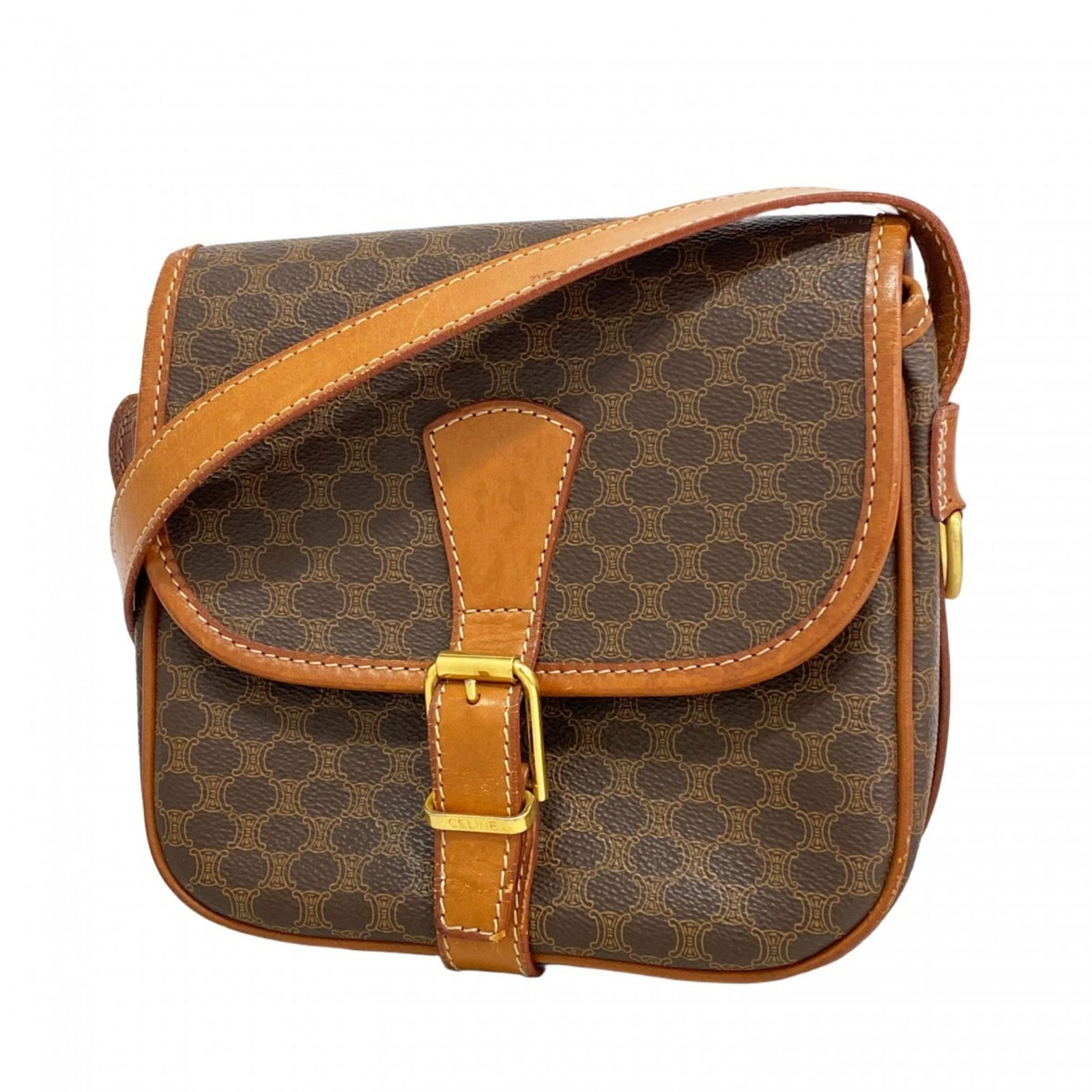 Pvc Celine Shoulder Bag: Pvc Celine Shoulder Bag This listing features Pvc Celine Shoulder Bag. Item specifics are provided below. Item Specifics: Brand: Celine Type: Shoulder Bag Material: Pvc Color: Brown Hardware Color: