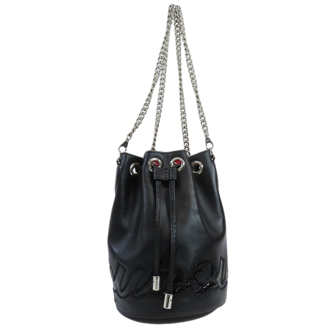 Calf Christian Louboutin Marie Jane Bucket Shoulder Bag: Calf Christian Louboutin Marie Jane Bucket Shoulder Bag This listing features Calf Christian Louboutin Marie Jane Bucket Shoulder Bag. Item specifics are provided below. Item Specifics: Brand: