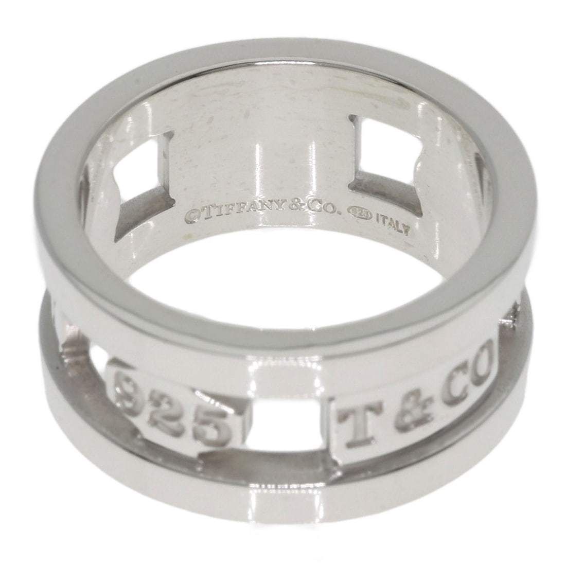 Silver TIFFANY&Co. 1837 element Ring - 4