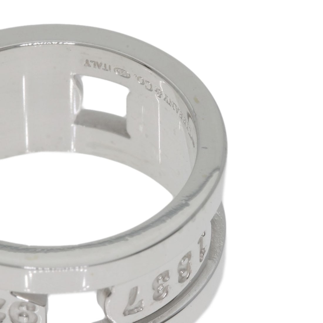 Silver TIFFANY&Co. 1837 element Ring - 9
