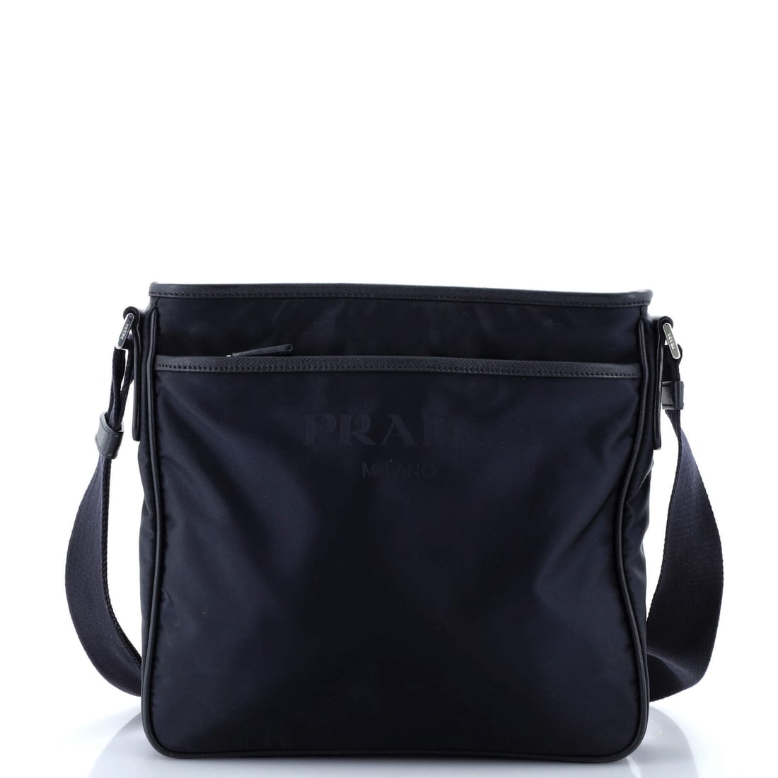 Medium Prada Front Pocket Messenger Bag Tessuto: Medium Prada Front Pocket Messenger Bag Tessuto This listing features Medium Prada Front Pocket Messenger Bag Tessuto. Item specifics are provided below. Item Specifics: Brand: Prada Exterior