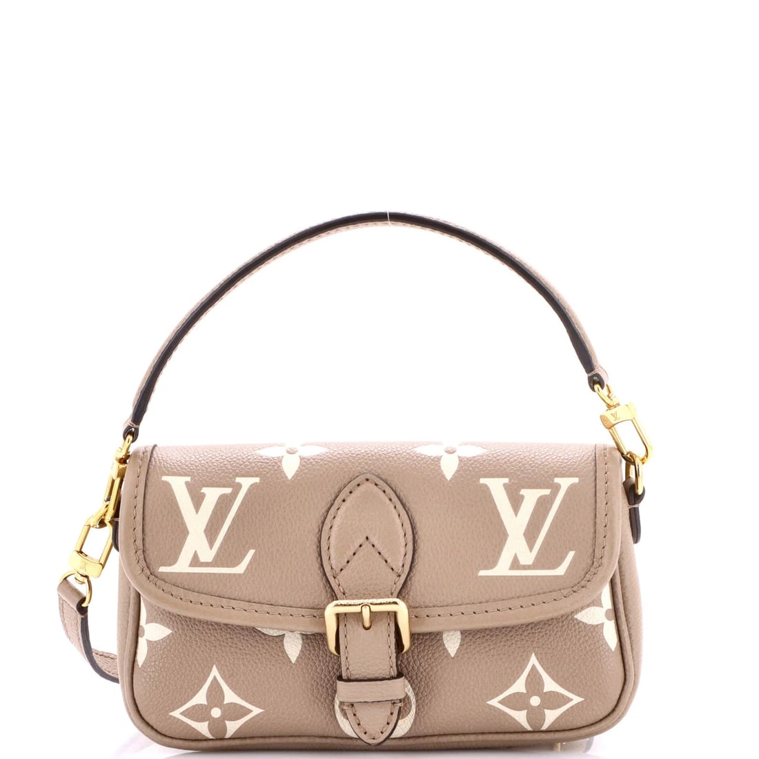 Nano Louis Vuitton Diane NM Handbag Bicolor Monogram Empreinte Giant: Nano Louis Vuitton Diane NM Handbag Bicolor Monogram Empreinte Giant This listing features Nano Louis Vuitton Diane NM Handbag Bicolor Monogram Empreinte Giant. Item specifics are provided below. 