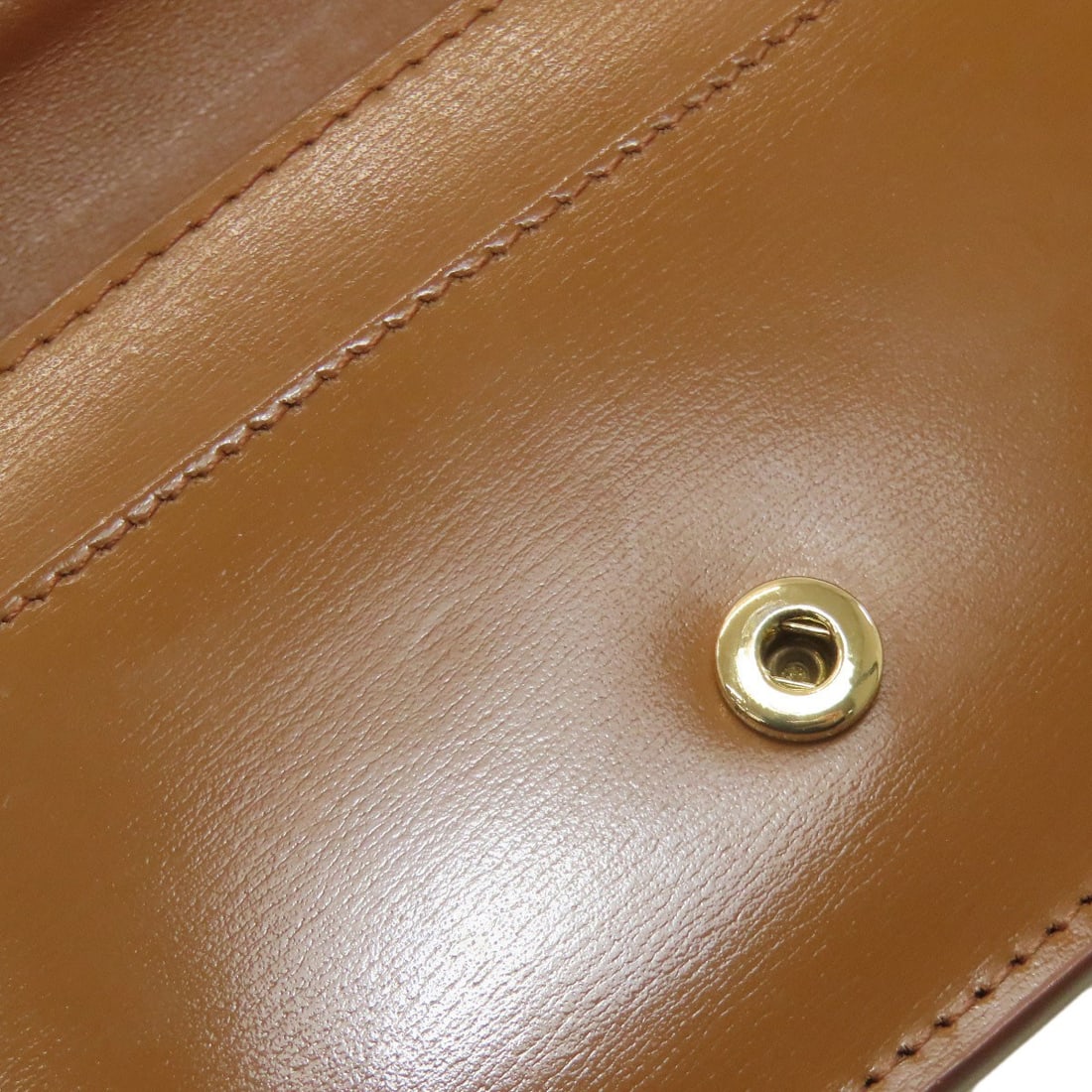 Leather CELINE Triomphe Card Case - 13