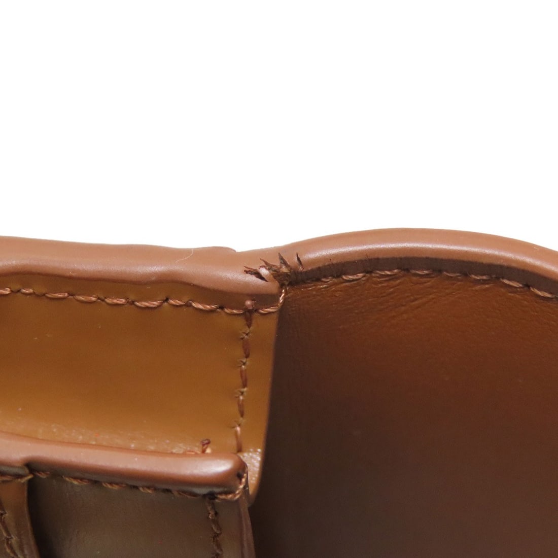 Leather CELINE Triomphe Card Case - 16