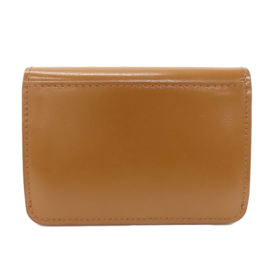 Leather CELINE Triomphe Card Case - 2