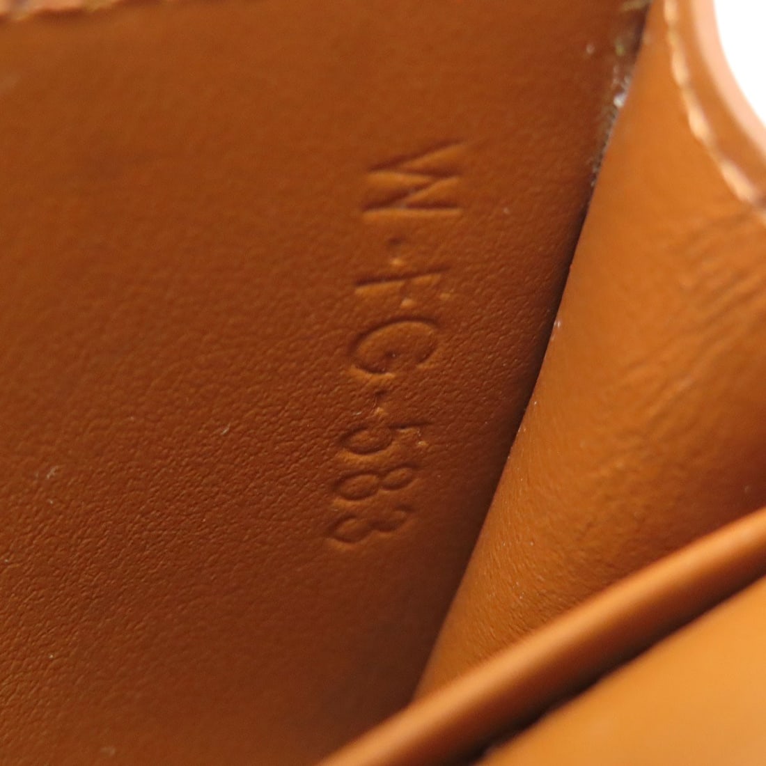 Leather CELINE Triomphe Card Case - 7