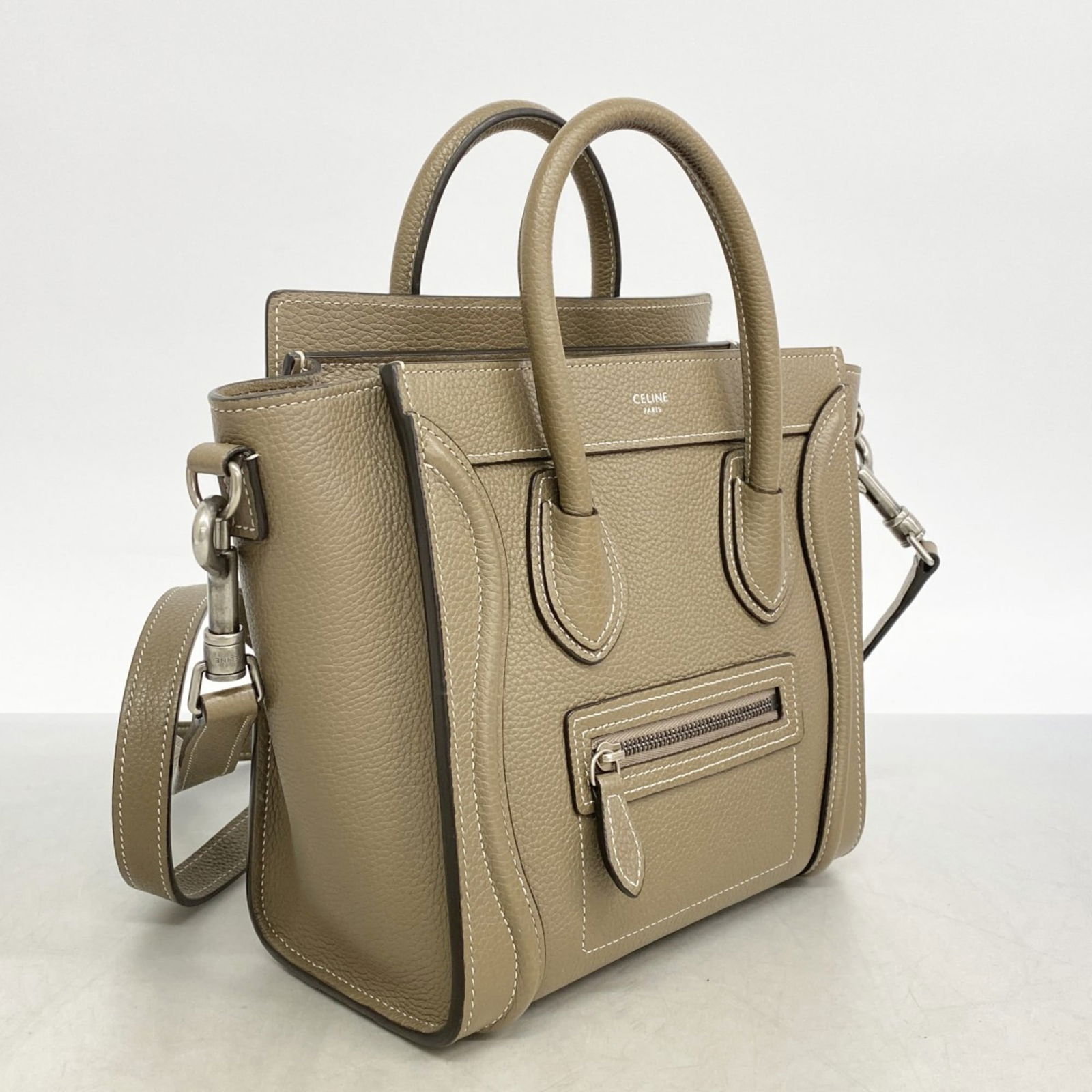 Leather Celine Handbag - 2