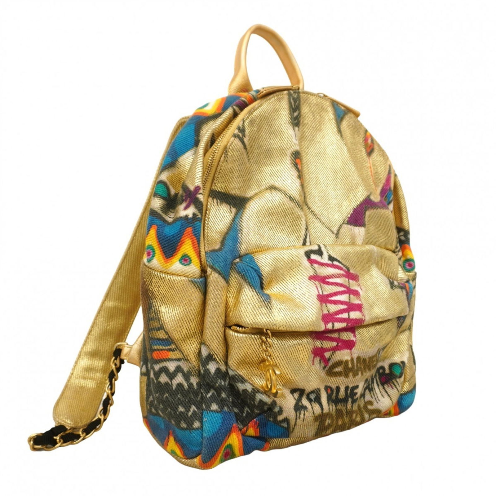 Canvas Chanel Backpack - 2