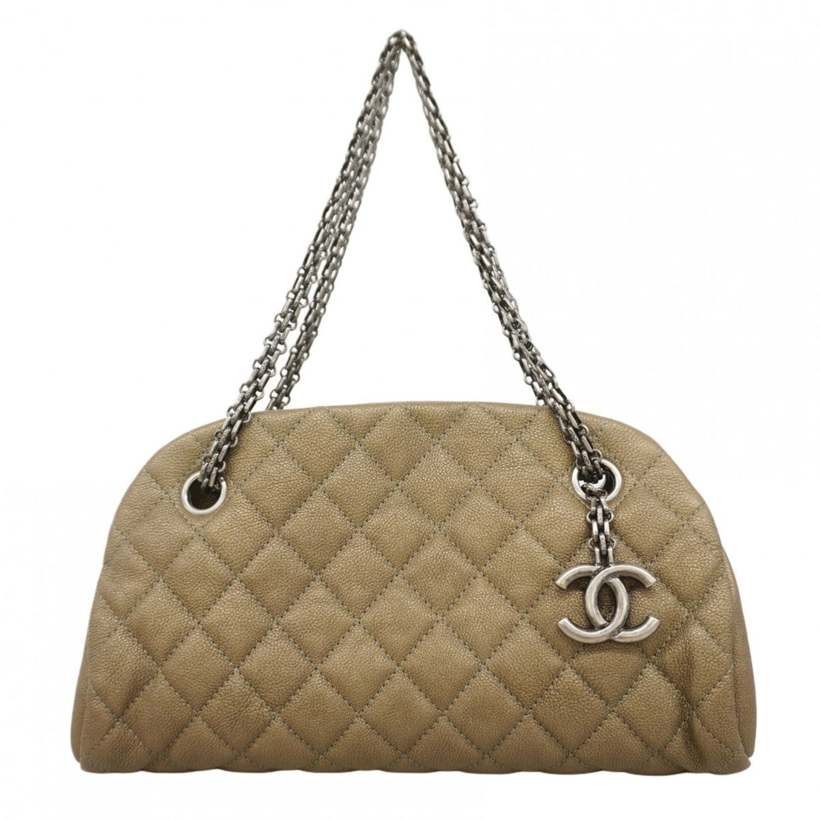 Leather Chanel Handbag: Leather Chanel Handbag This listing features Leather Chanel Handbag. Item specifics are provided below. Item Specifics: Brand: Chanel Type: Handbag Material: Leather Color: Brown Hardware Color:
