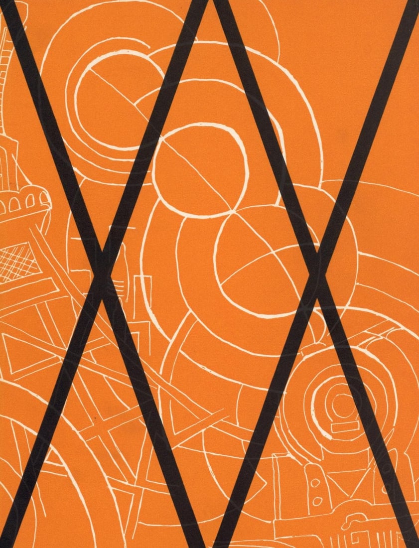 Lithograph - Robert Delaunay - Composition - XXe sicle (1 of 4)