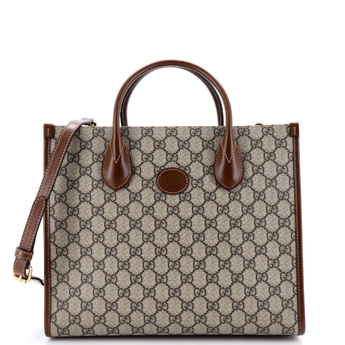 Small Gucci Structured Top Handle Open Tote GG Coated Canvas: Small Gucci Structured Top Handle Open Tote GG Coated Canvas This listing features Small Gucci Structured Top Handle Open Tote GG Coated Canvas. Item specifics are provided below. Item Specifics: Bran