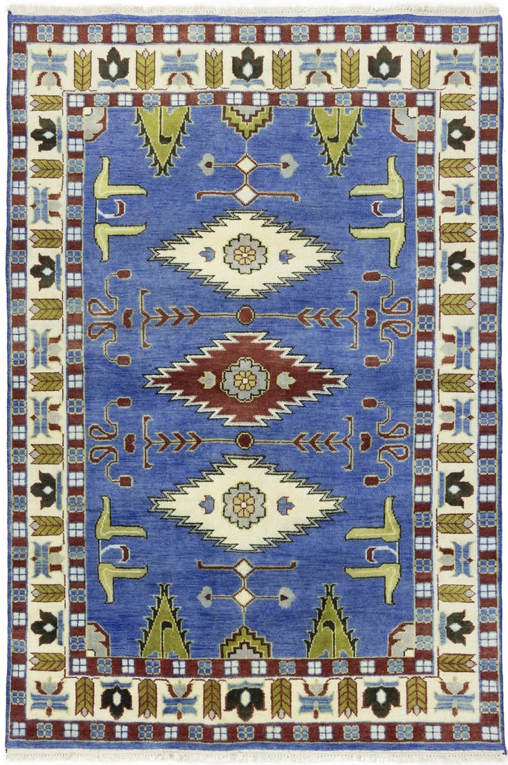 ft Hand-Knotted Kazak Wool Oriental Rug Geometric Tribal Farmhouse Carpet 6X9: ft Hand-Knotted Kazak Wool Oriental Rug Geometric Tribal Farmhouse Carpet 6X9 This listing features ft Hand-Knotted Kazak Wool Oriental Rug Geometric Tribal Farmhouse Carpet 6X9. Item specifics are