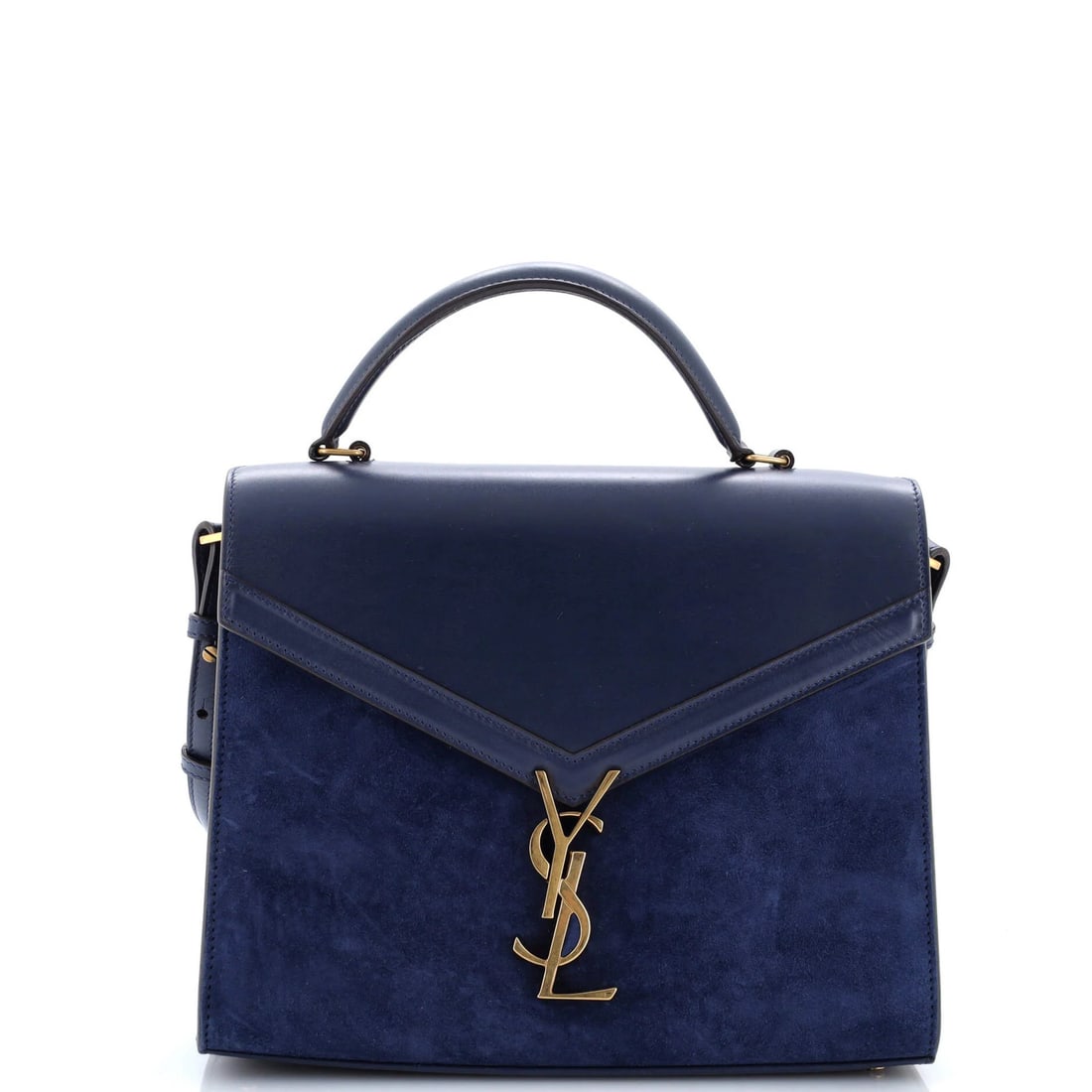 Medium Saint Laurent Cassandra Top Handle Bag Leather and Suede: Medium Saint Laurent Cassandra Top Handle Bag Leather and Suede This listing features Medium Saint Laurent Cassandra Top Handle Bag Leather and Suede. Item specifics are provided below. Item