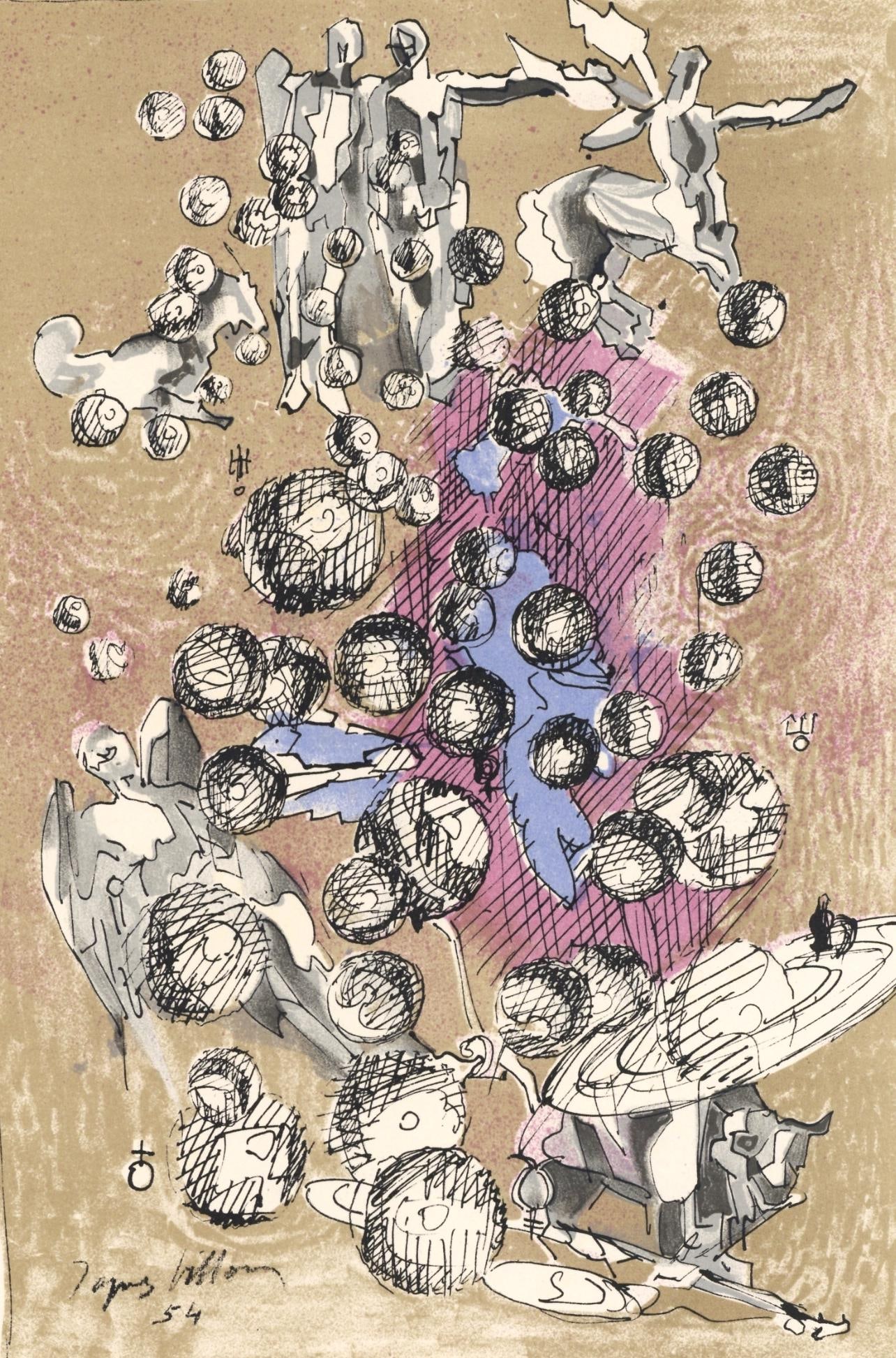 Lithograph - Jacques Villon - Composition - XXe sicle: Lithograph - Jacques Villon - Composition - XXe sicle This listing features Lithograph - Jacques Villon - Composition - XXe sicle. Item specifics are provided below. Item Specifics: Paper Size: 12.5