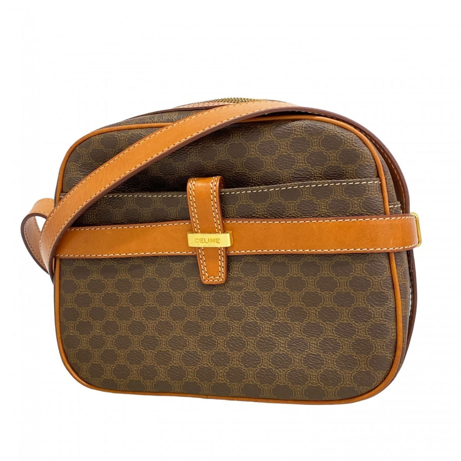 Pvc Celine Shoulder Bag: Pvc Celine Shoulder Bag This listing features Pvc Celine Shoulder Bag. Item specifics are provided below. Item Specifics: Brand: Celine Type: Shoulder Bag Material: Pvc Color: Brown Hardware Color: